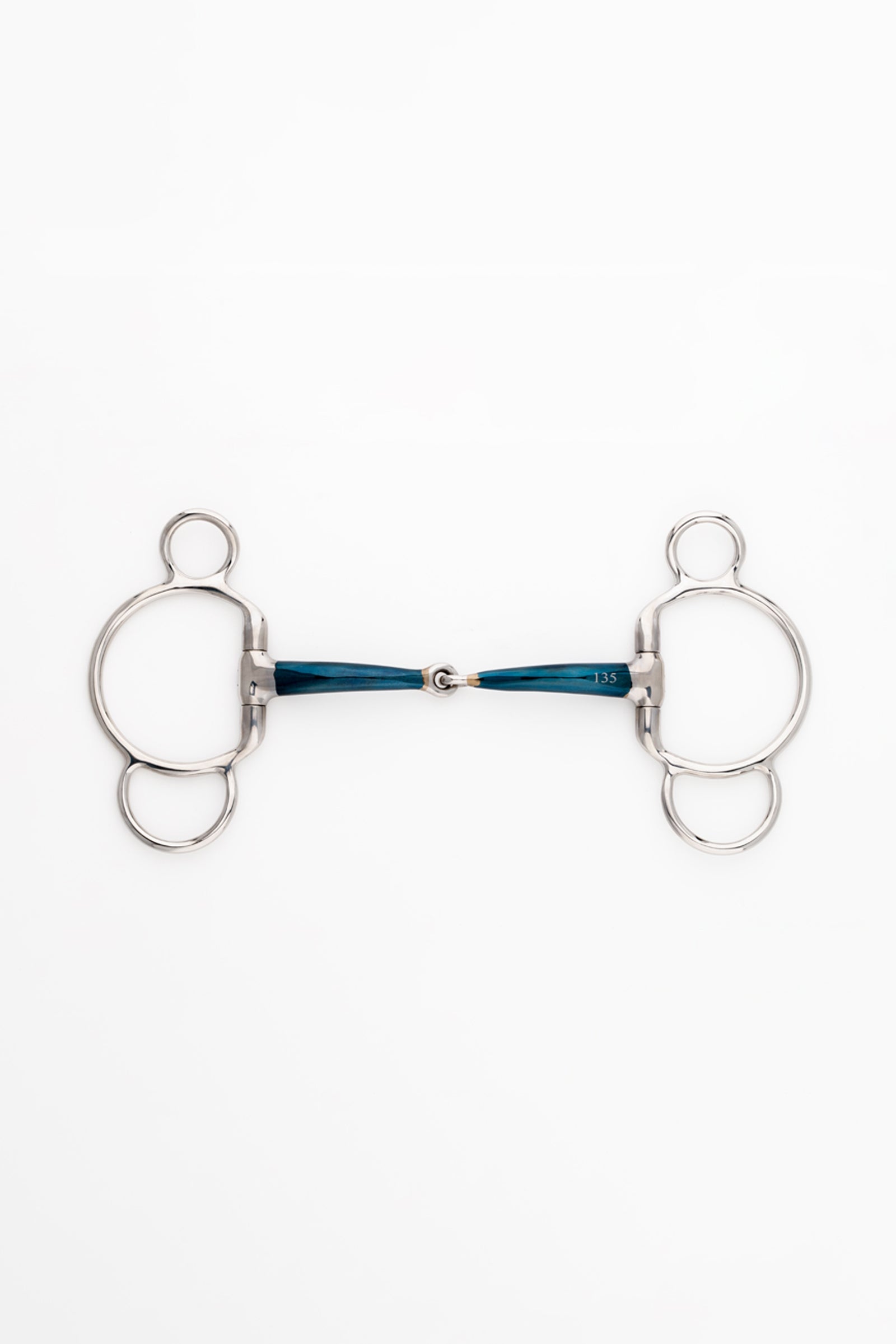 Kavalkade ergonomisches 3-Ring-Gebiss, einfach gebrochen, 14 mm Gebisse