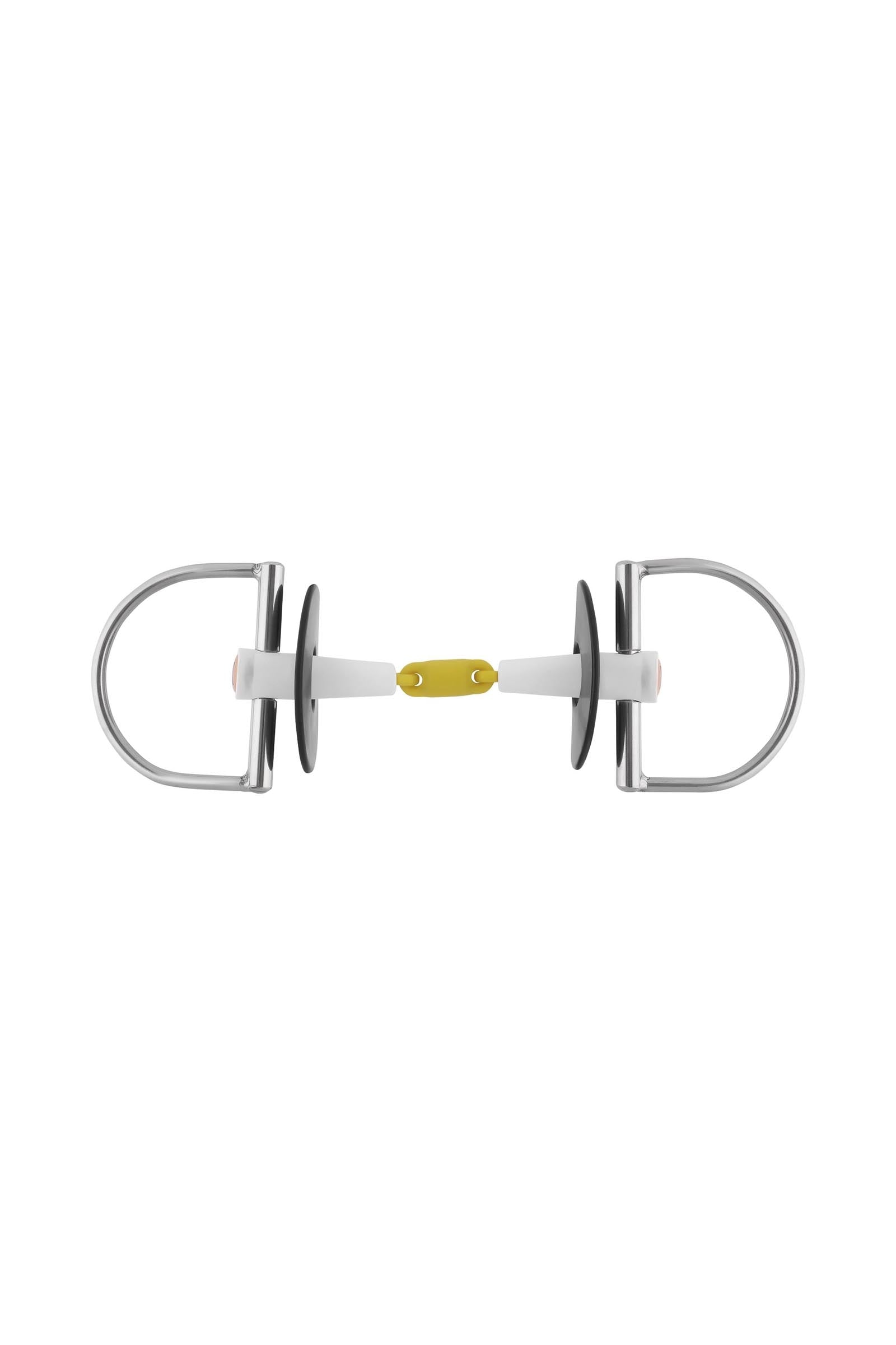 Sprenger Nathe D-Ring-Wassertrense, doppelt gebrochen, 18 mm, Thermoplastik Gebisse