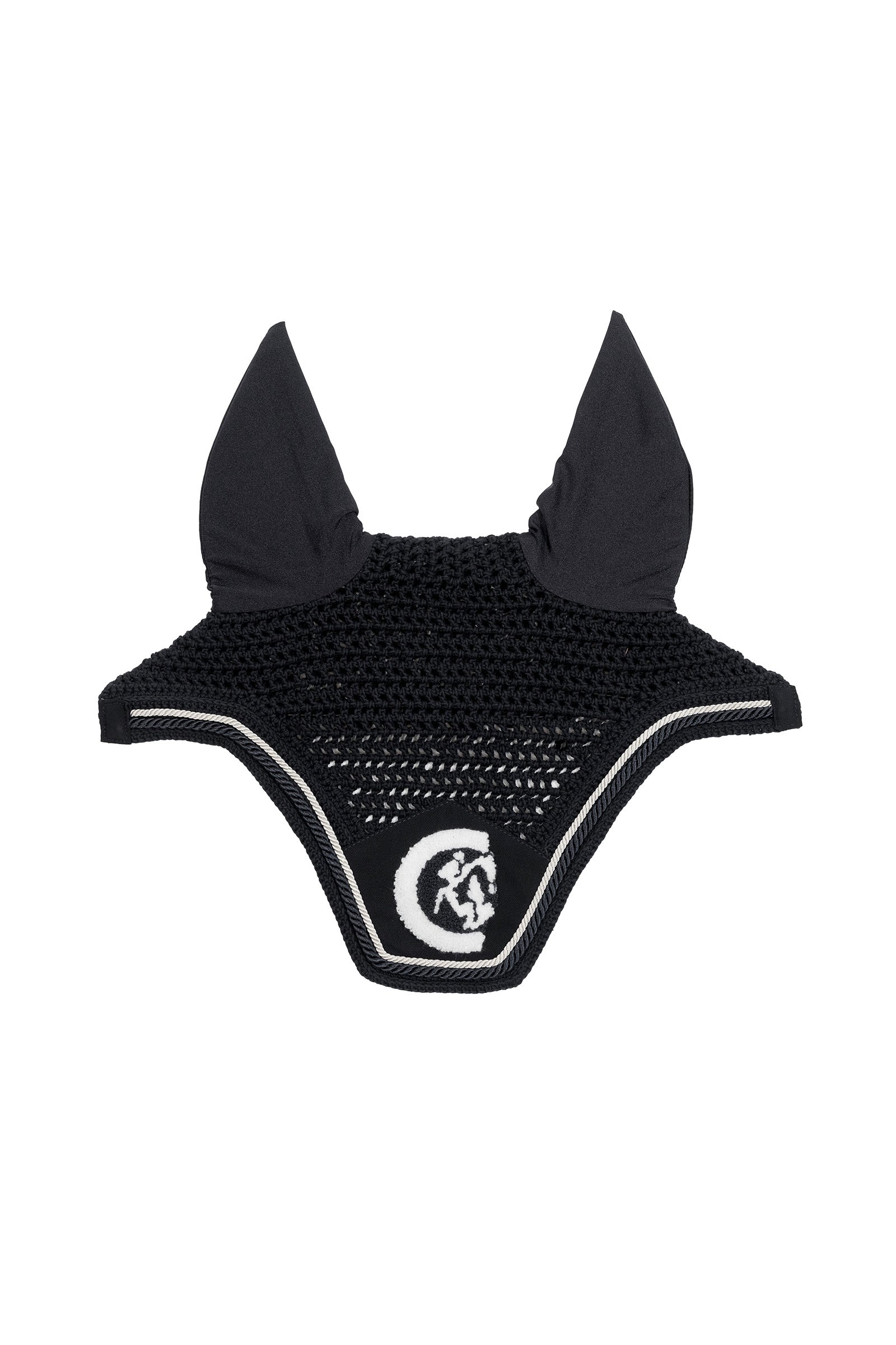 Kentucky Horsewear Fliegenhaube Wellington 3D Logo rope Schabracken