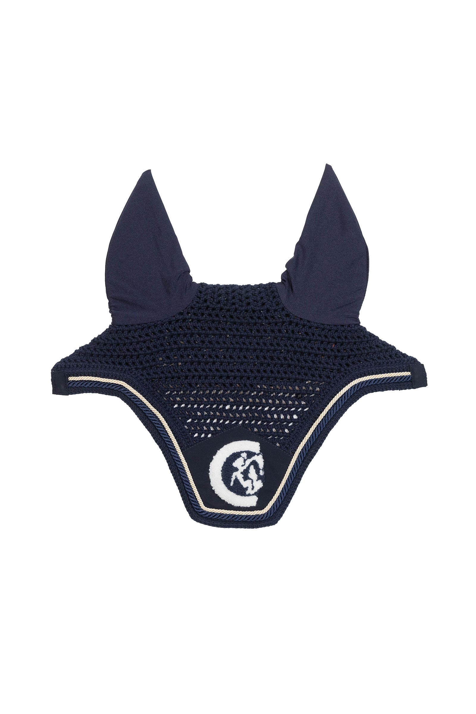 Kentucky Horsewear Fliegenhaube Wellington 3D Logo rope Schabracken