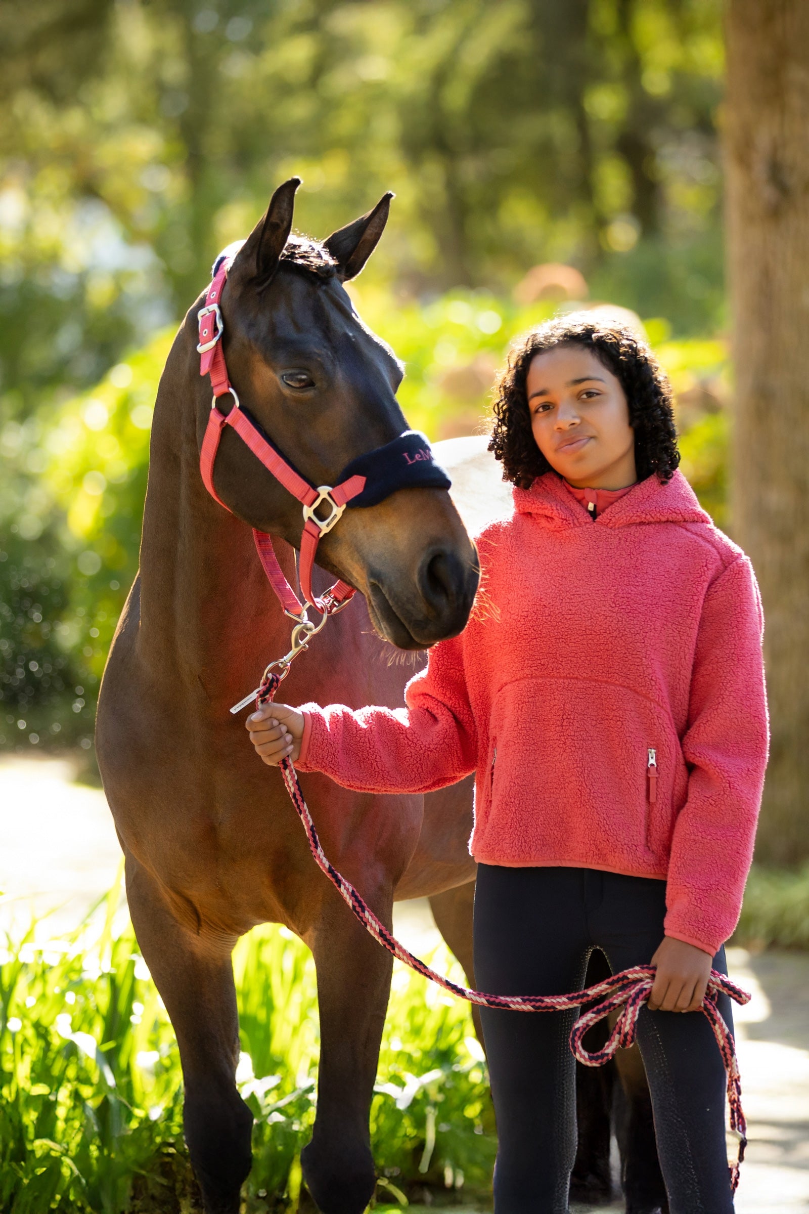 LeMieux Vogue Headcollar & Lead Rope Set Halters & Leads