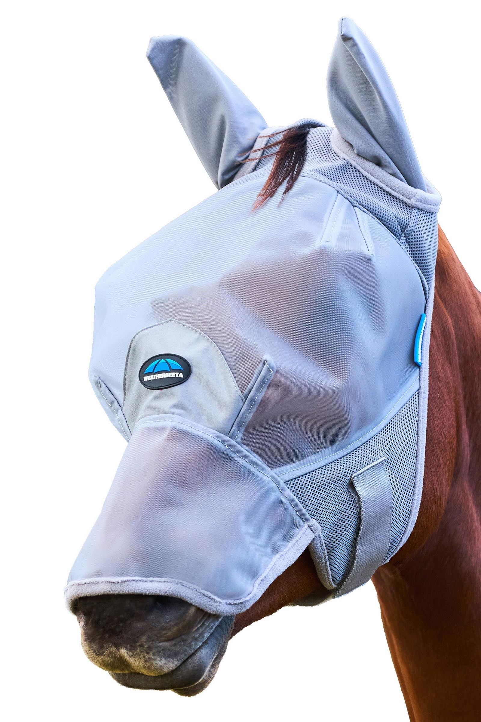 Weatherbeeta Comfitec Fine Mesh Fliegenmaske mit Ohren und Nase Fliegenschutz