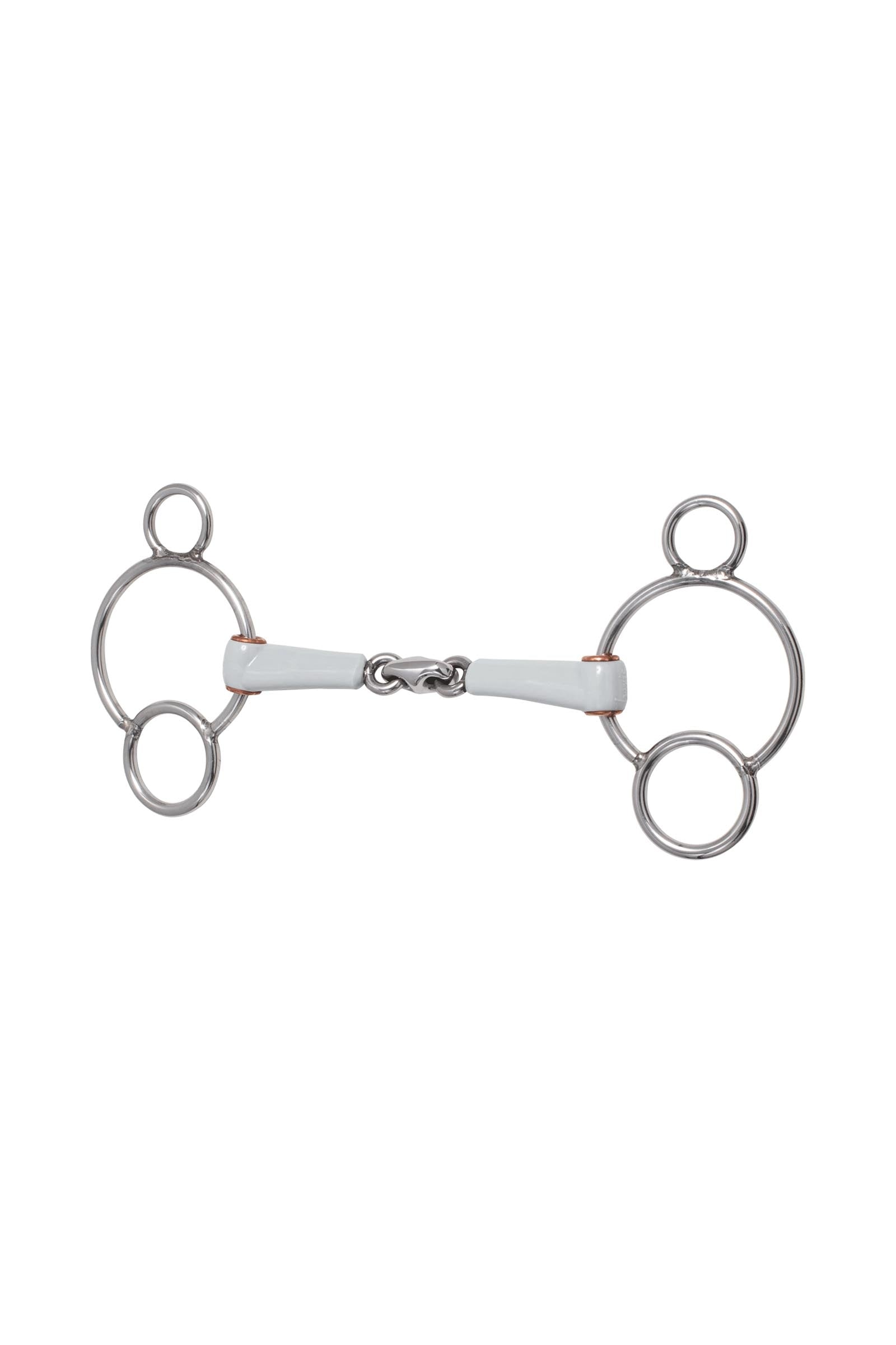 Beris 3-Ring Gebiss, doppelt gebrochen, mittel Gebisse