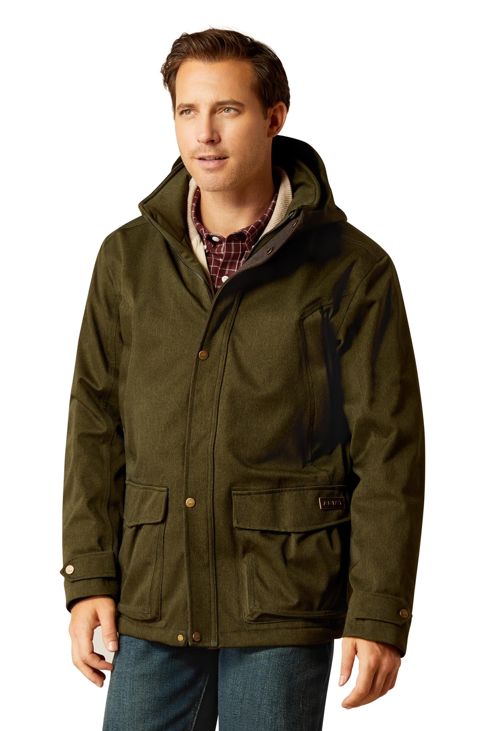 Ariat Rhodium Herren wasserdichter gefütterter Parka Herren Reitbekleidung