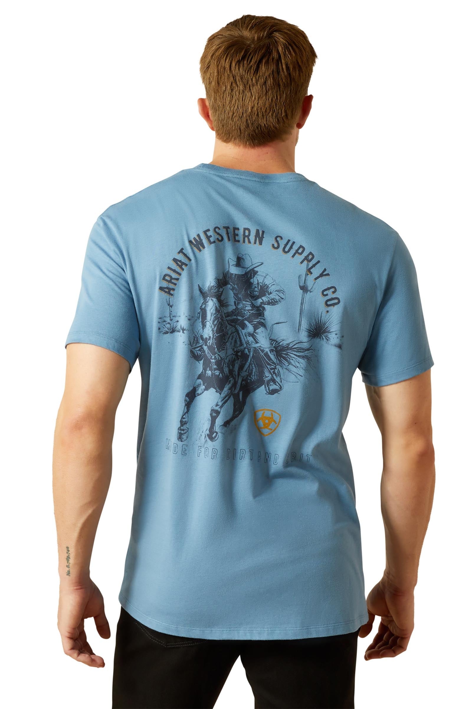 Ariat Blazing Saddle Herren T-Shirt Herren Reitbekleidung