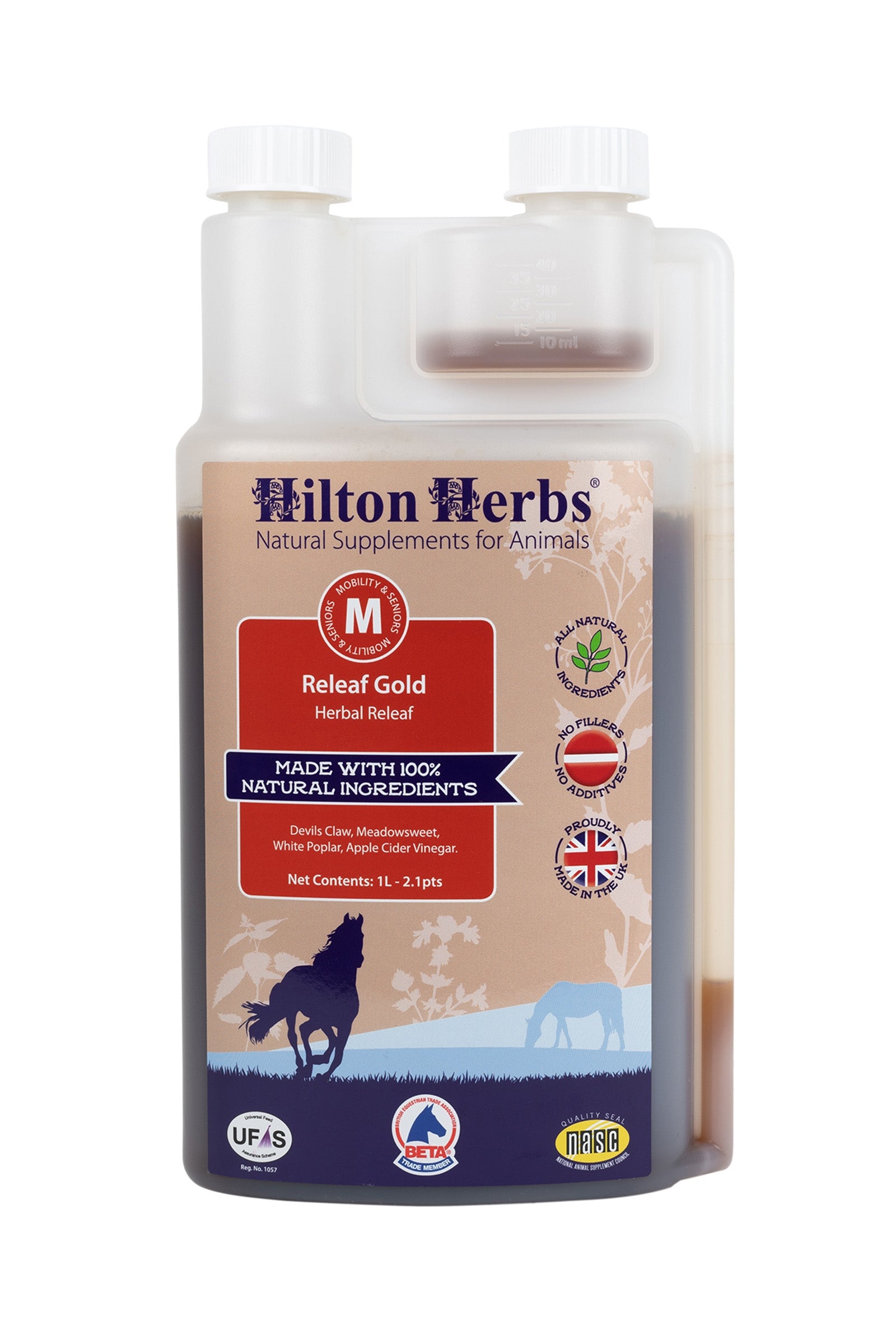Hilton Herbs HiltonHerbs Releaf Gold 1 Liter Horse Feed & Nutrition