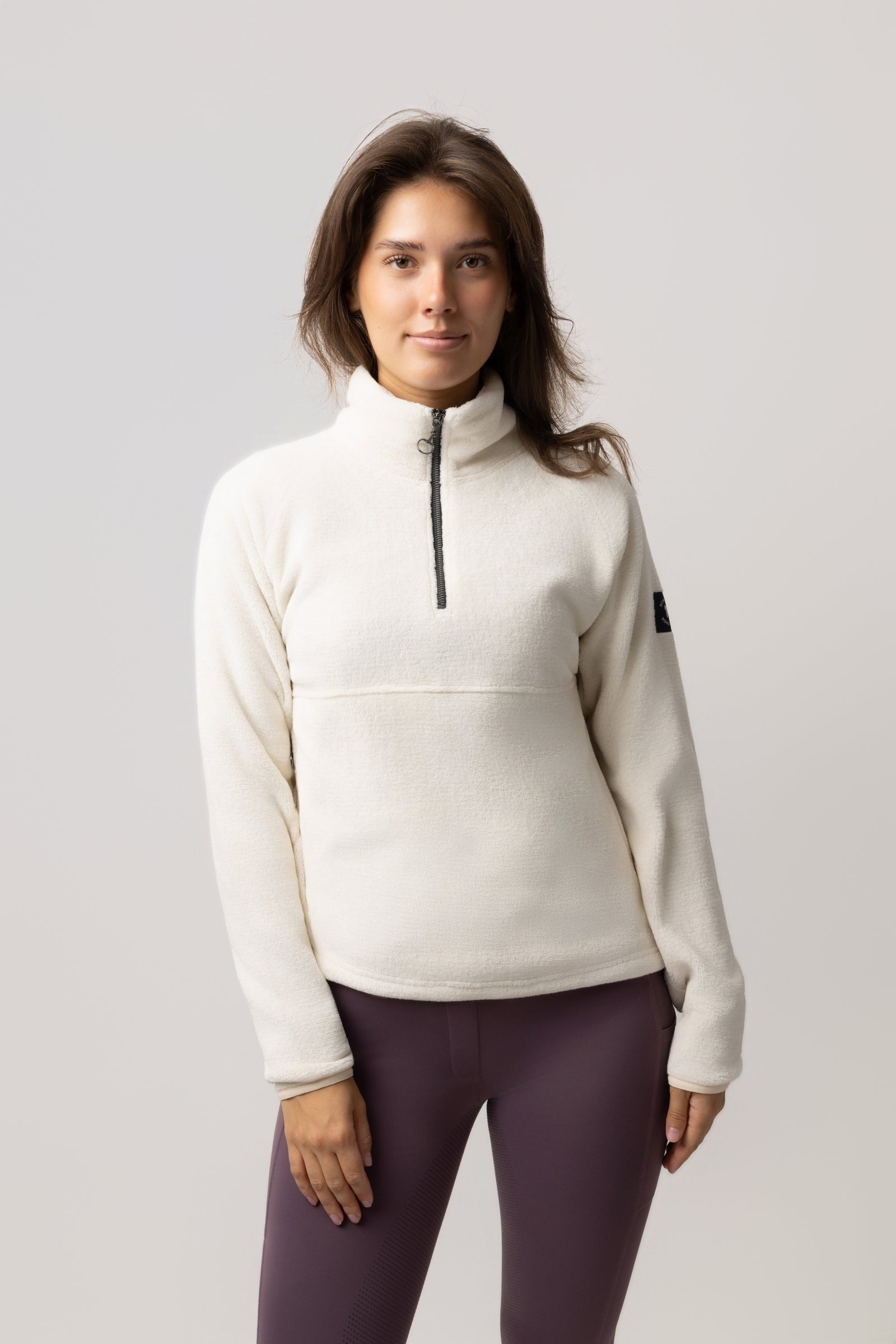 Horze Frieda Damen Anorak Fleece Sweater Damen Reitbekleidung