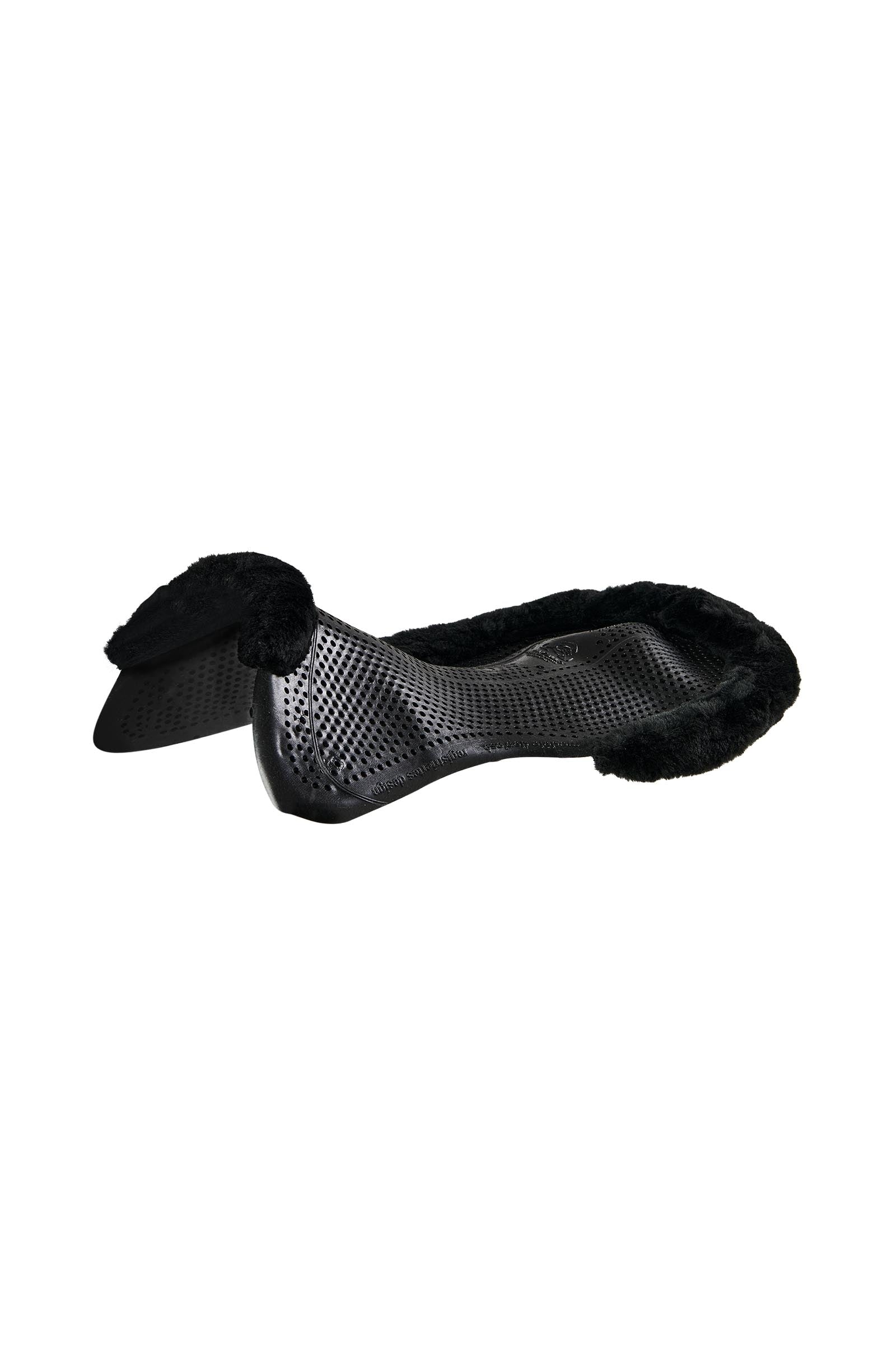 Acavallo Gel Anti-Rutsch Classic mit Schaffell Ausschnitt flach Schabracken