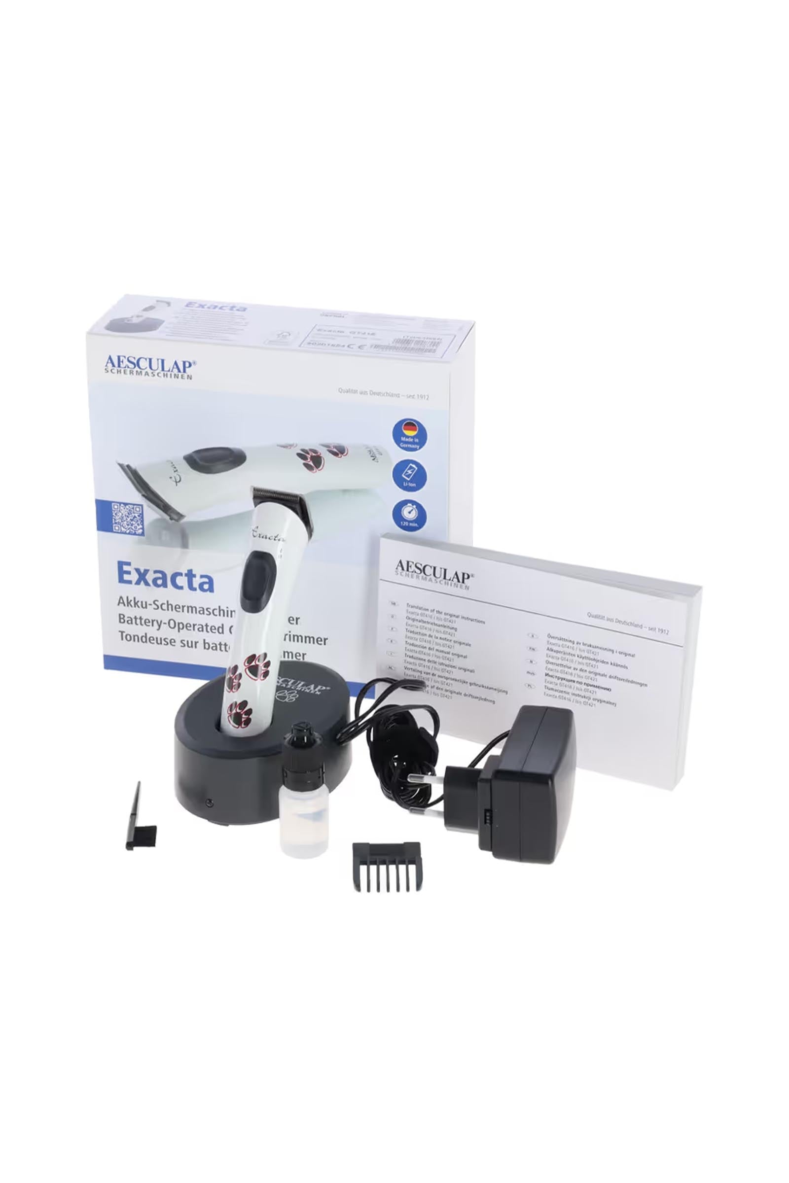 Aesculap Exacta GT416 Trimmer, battery-driven Horse Clipping & Trimming Tools