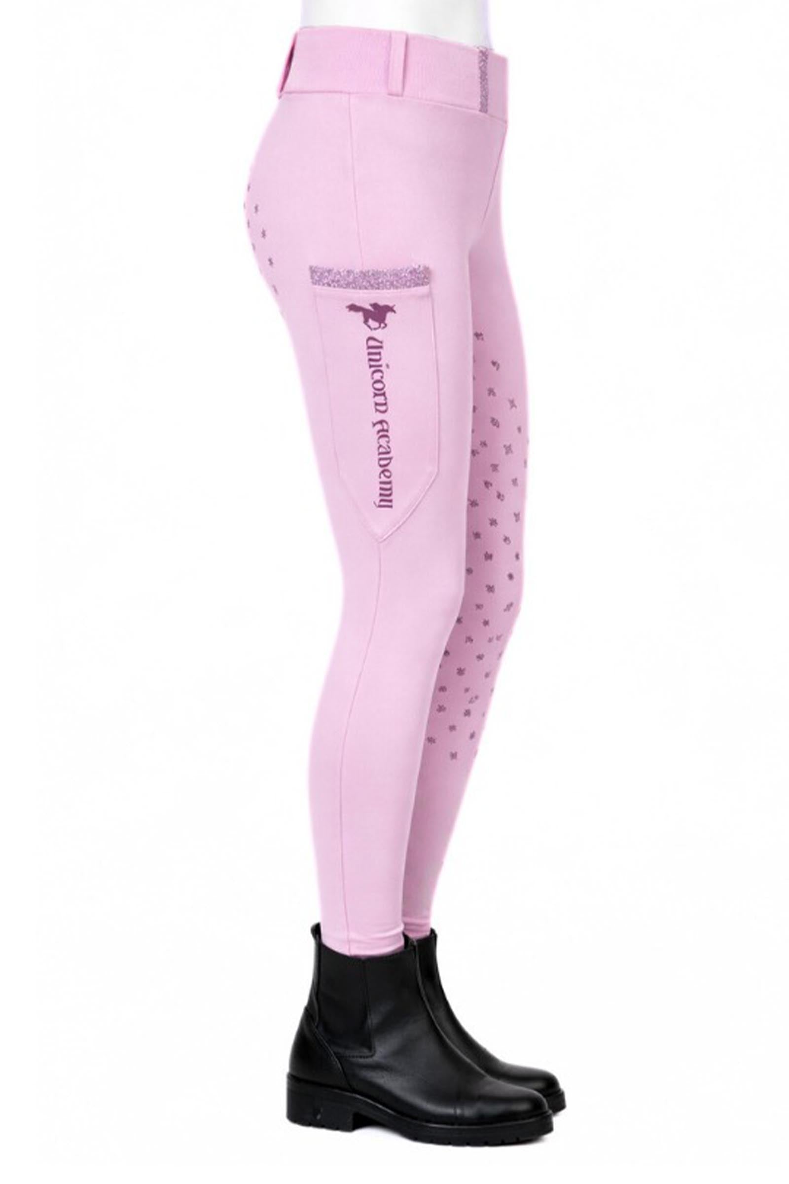 Kavalkade Unicorn Academy Kids´ Riding Leggings mit Glitzer Kinder Reitbekleidung