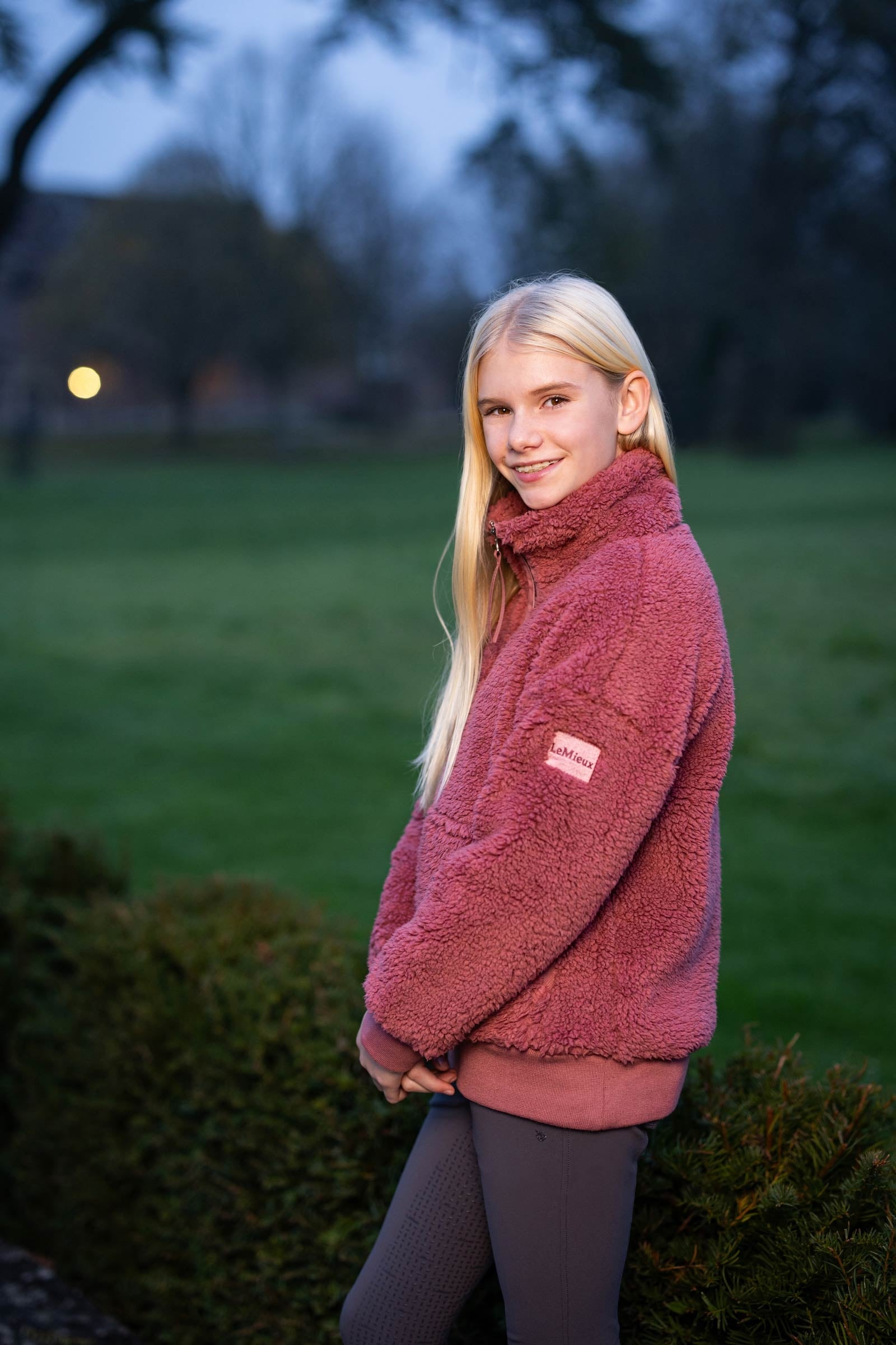 LeMieux Young Rider Tia Teddy Fleece Sweater Kids Apparel