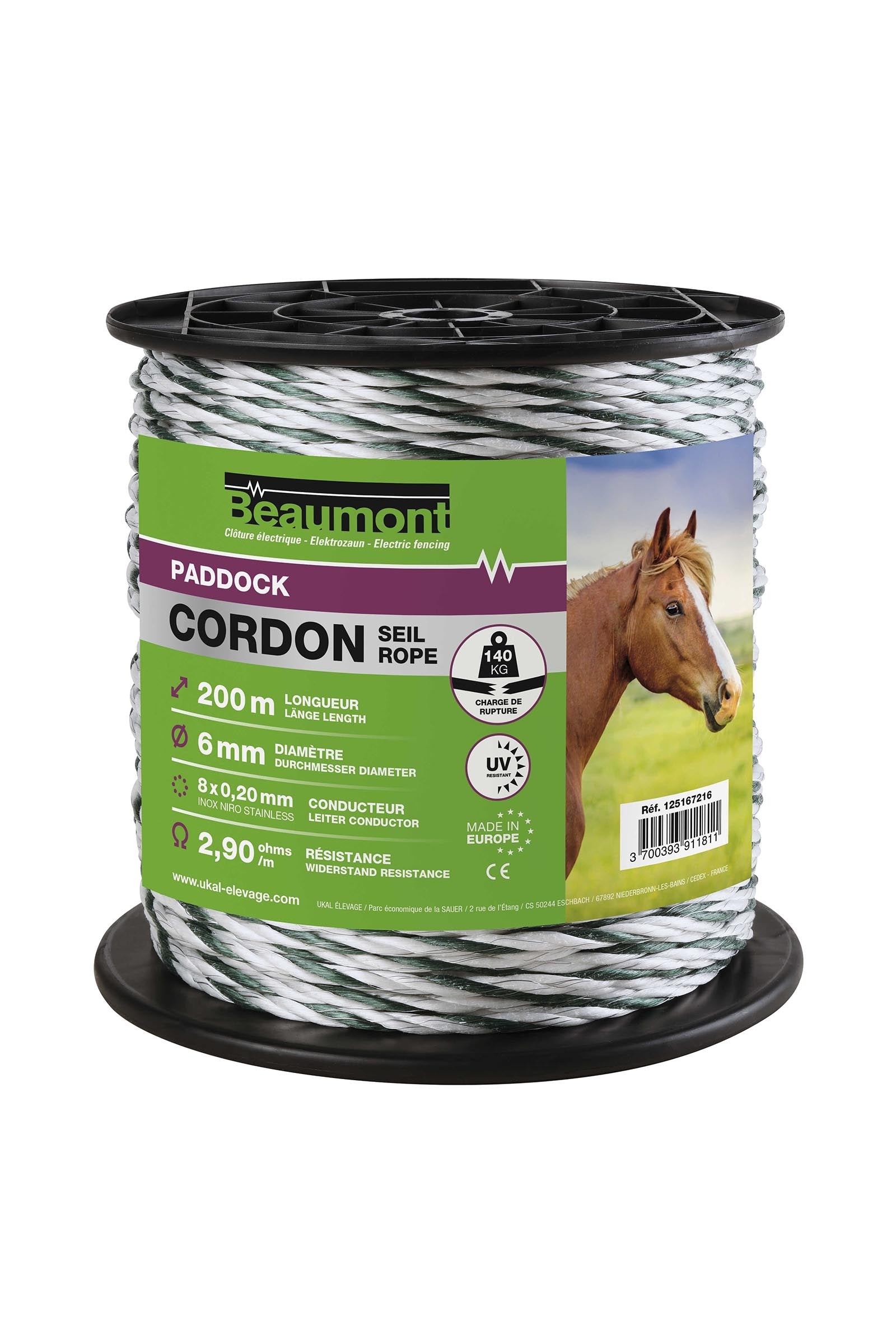 Beaumont Twisted Rope 6 mm, 200 m Fencing Supplies