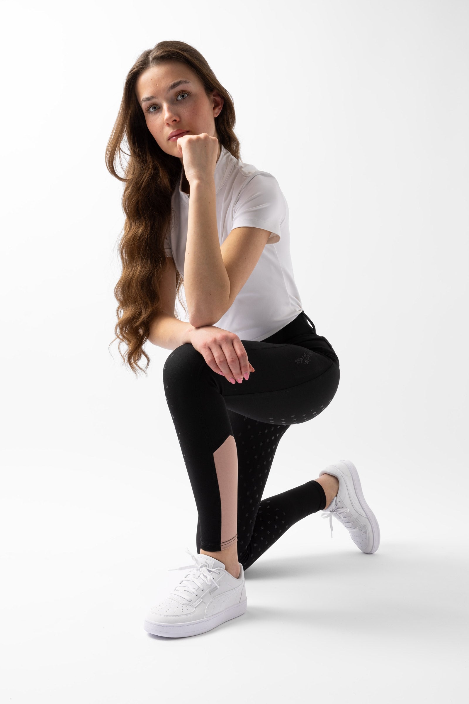 Horze Young Rider Alena Women's High Waist Breeches Kids Apparel