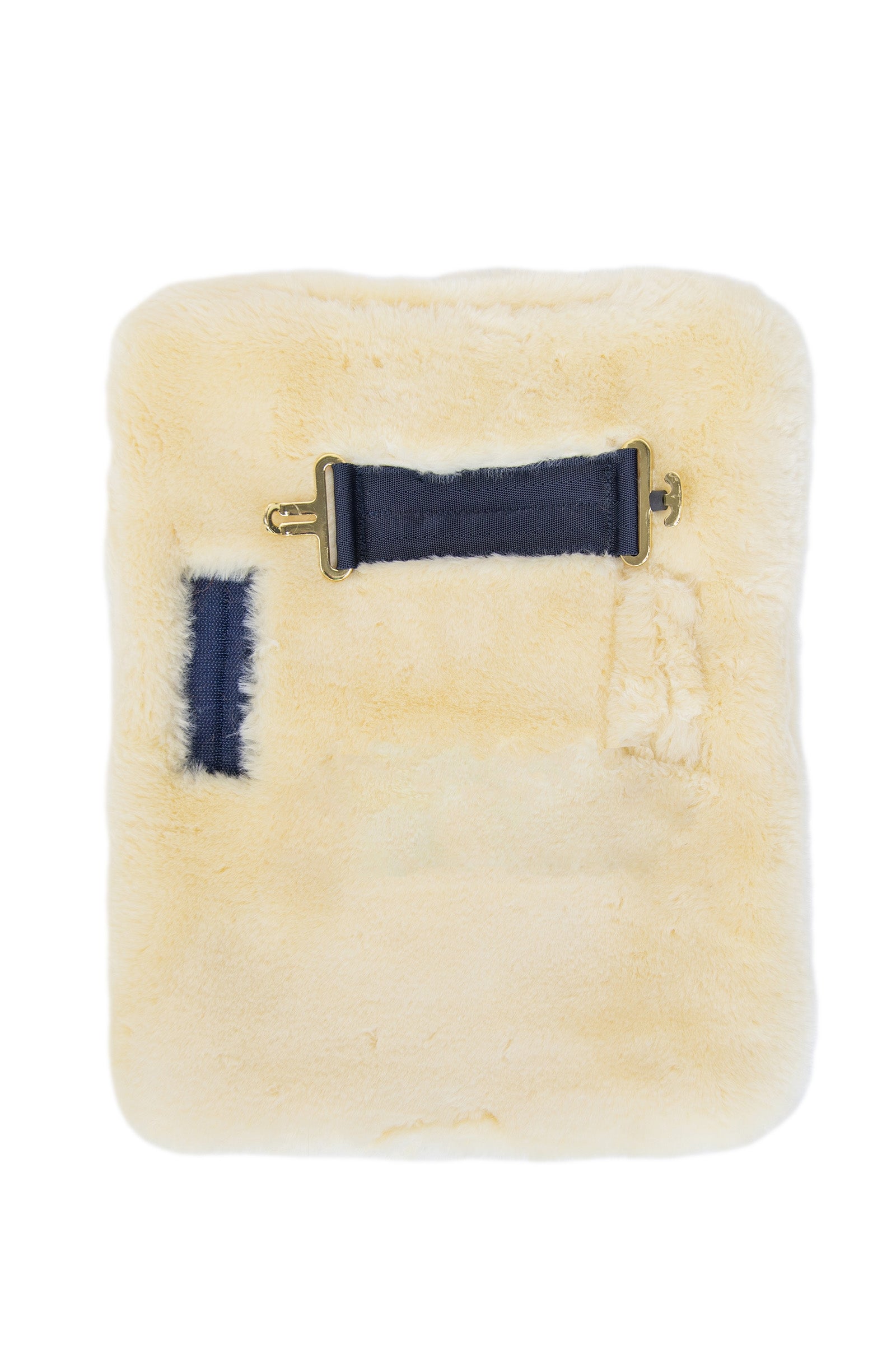 Kentucky Horsewear Bursterweiterung mit veganem Lammfell, 1 Schnalle Pferdedecken