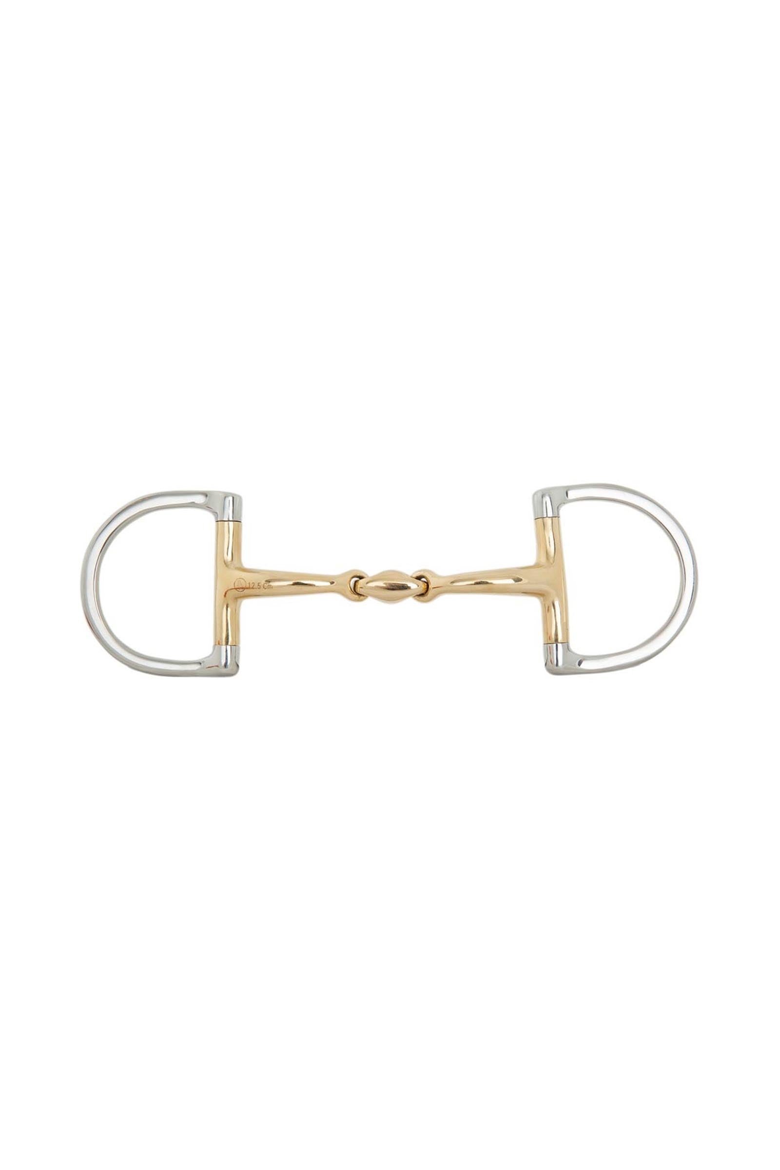 BR Soft Contact D-Ring Bit Double Jtd., 14 mm Horse Bits