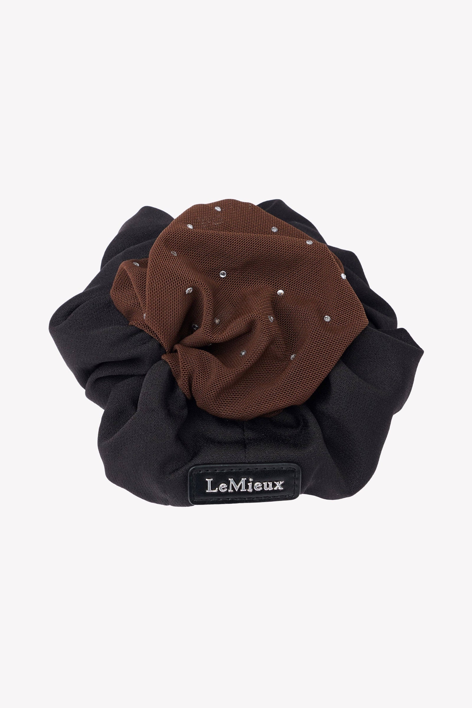 LeMieux Haargummi mit Kristallen und Haarnetz Damen Reitbekleidung