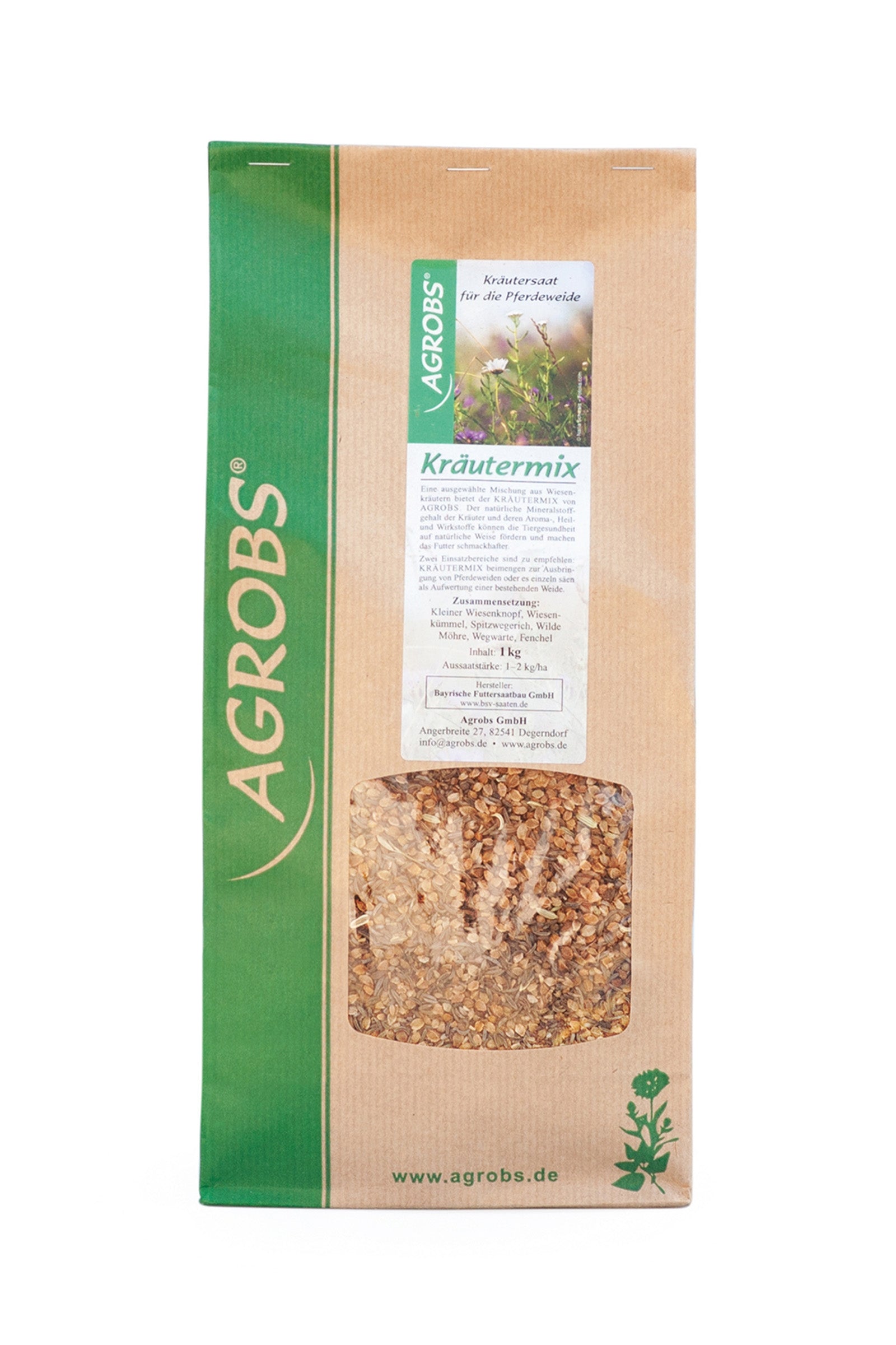 Agrobs Kräutermix Saatgut 1kg Horse Feed & Nutrition