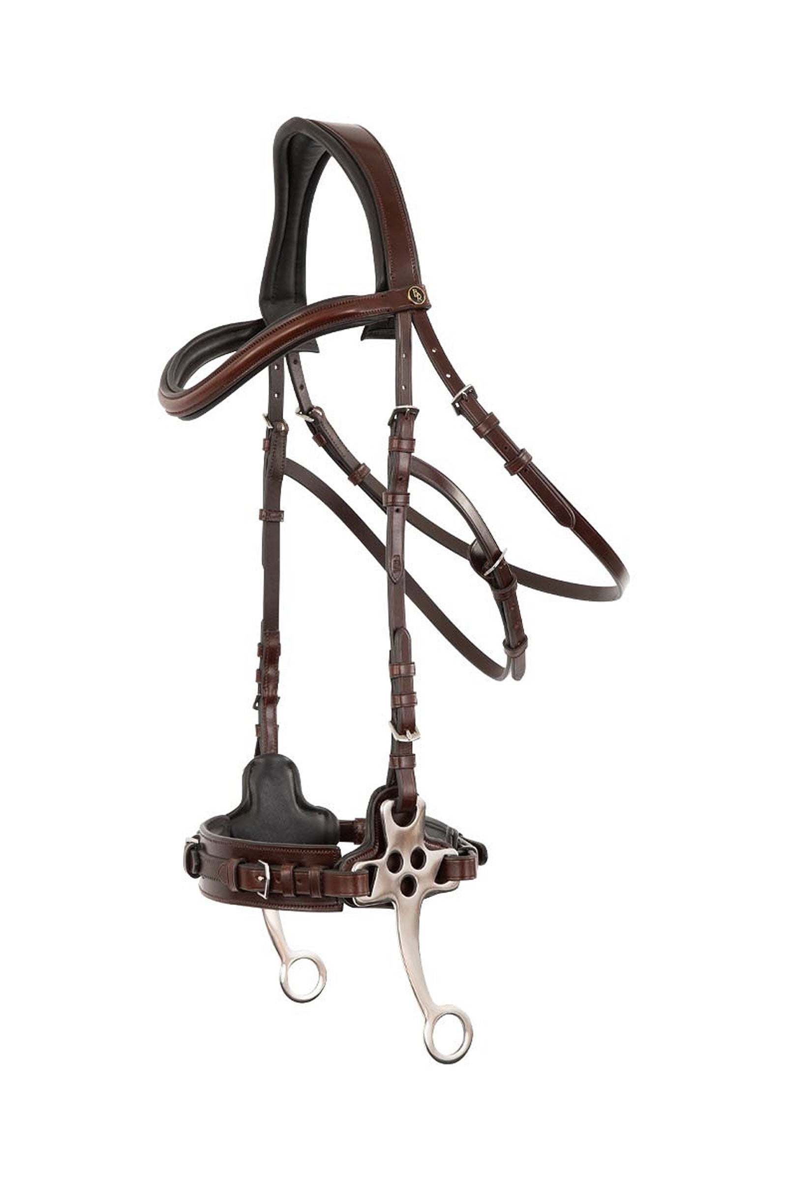 BR Lydney Anatomical Hackamore Horse Bits