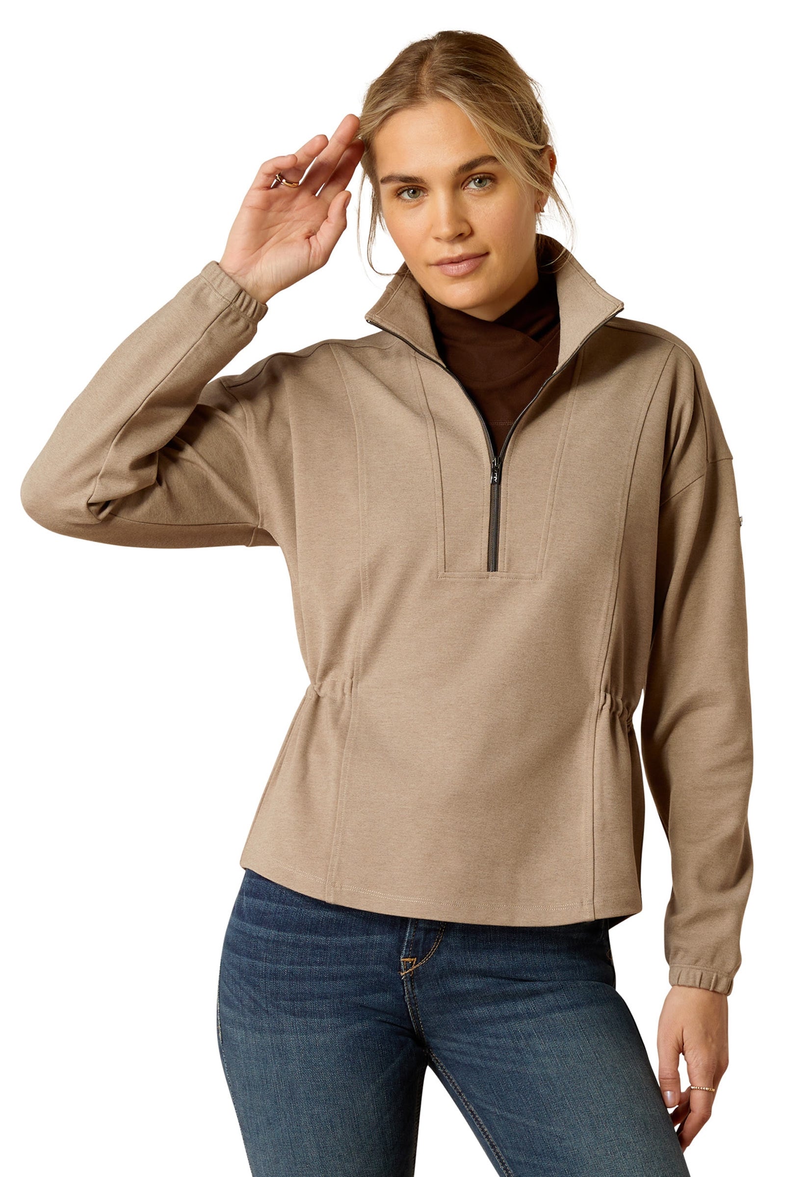 Ariat Ryeland 1/2 Zip Sweatshirt Damen Reitbekleidung