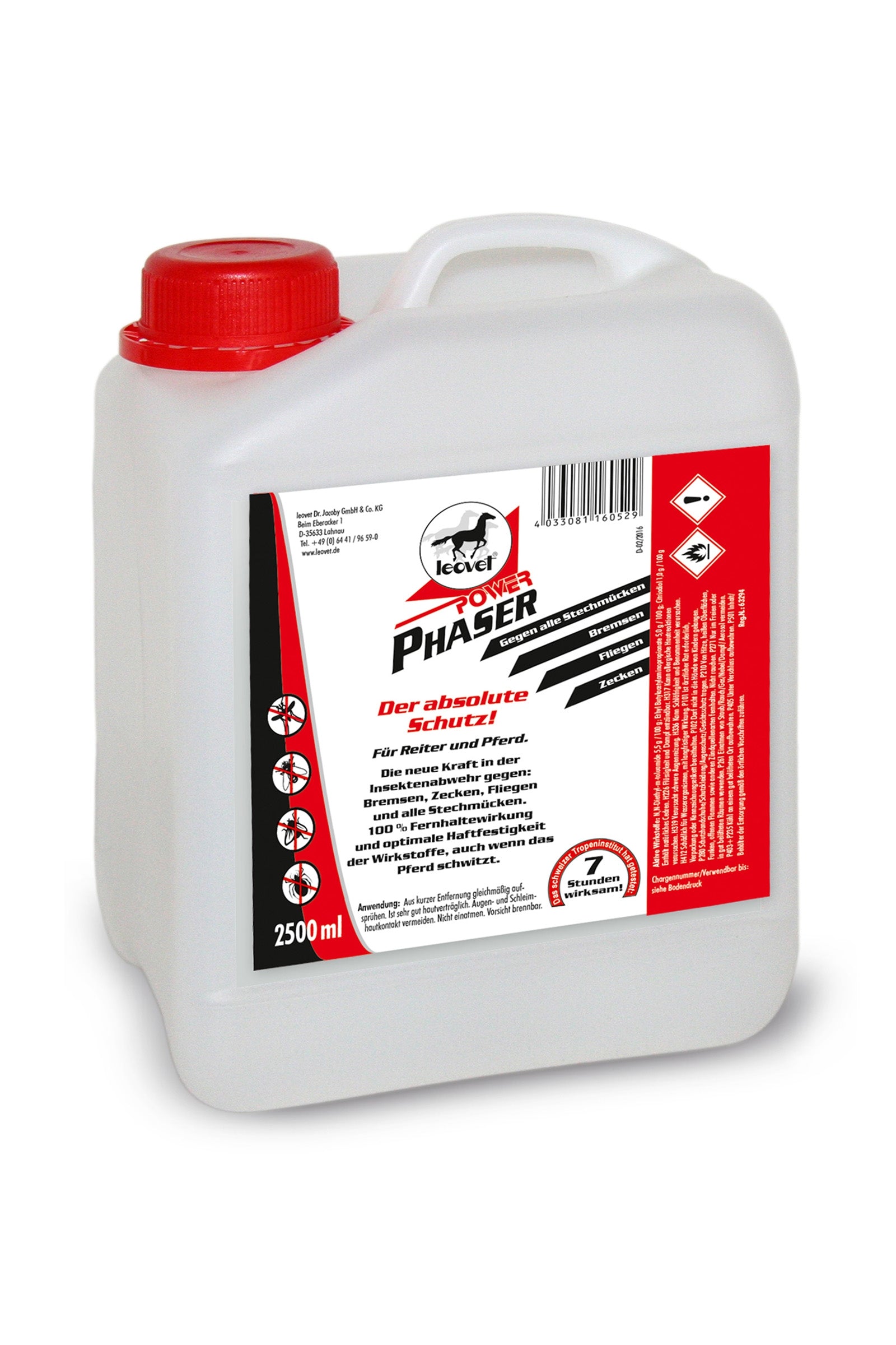 Leovet Power Phaser Insect Repellent,  2500ml Antifly Protection for Horses