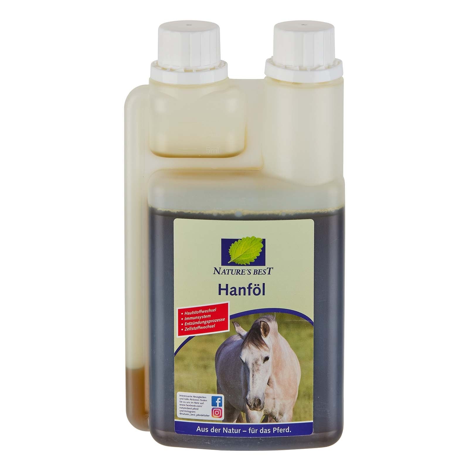 Nature's Best Hanföl, 500ml Horse Feed & Nutrition