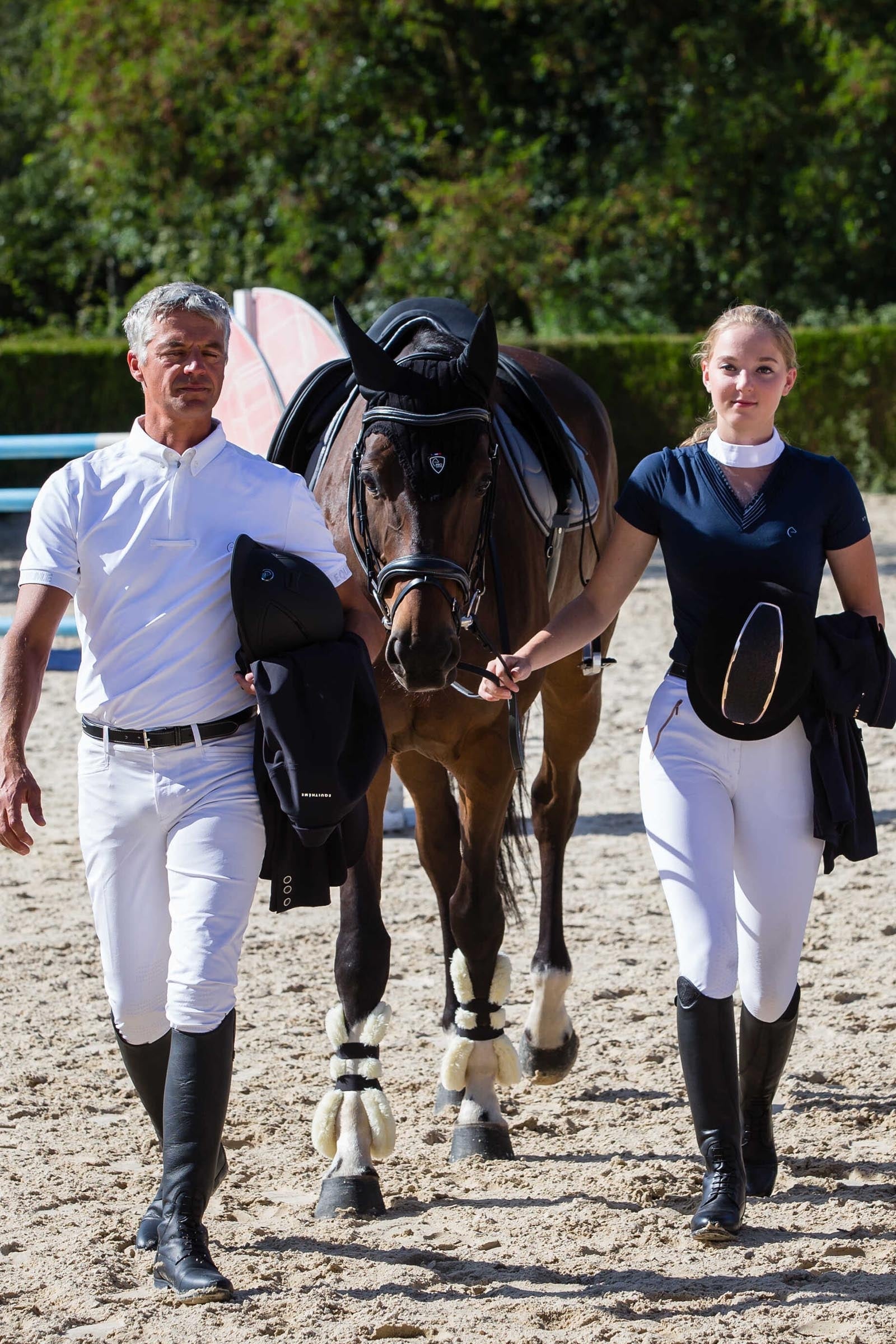 Equi Theme EQUITHÈME Wellington Men´s Show Polo Shirt Mens Riding Clothing