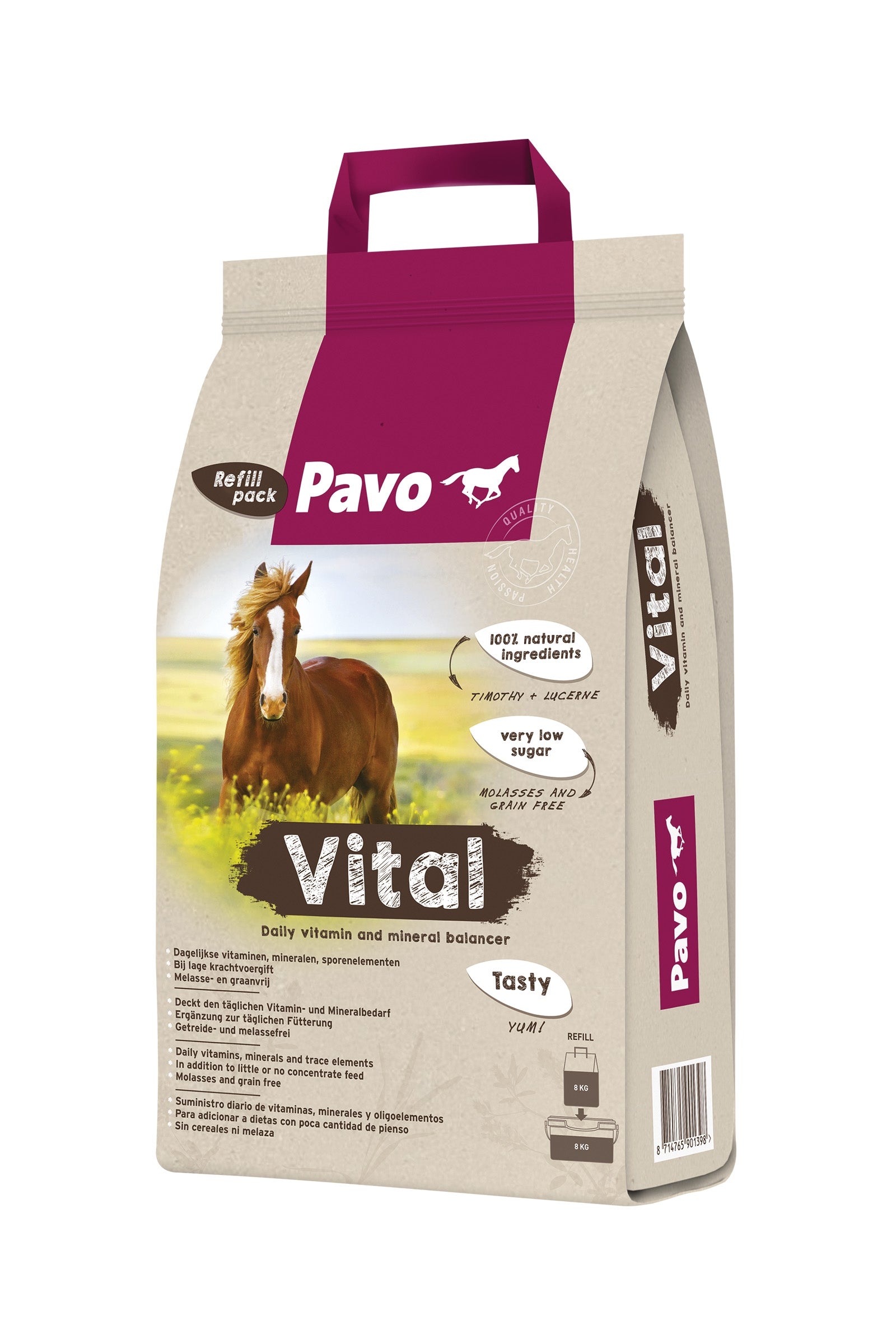 Pavo Vital Refill 8 kg Horse Feed & Nutrition