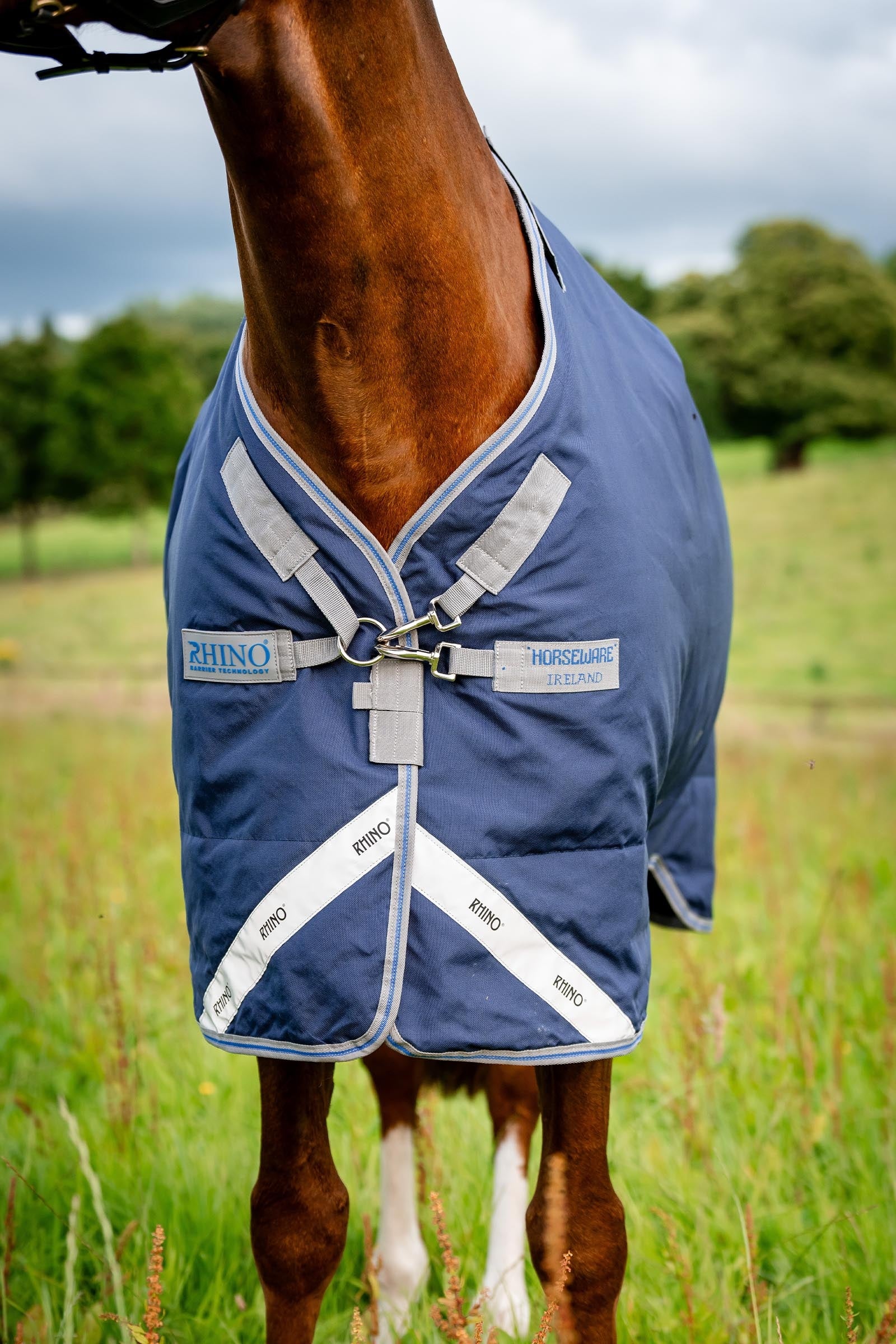 Horseware Rhino Plus Turnout Lite incl. detachable neck, 100g Horse Rugs