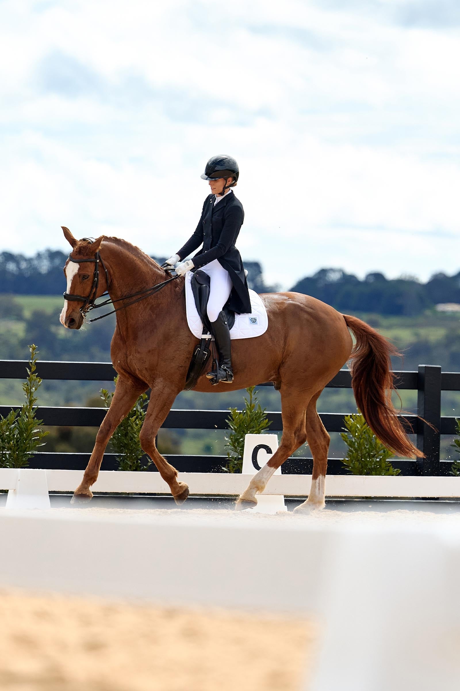 Weatherbeeta Satin Luxe Air-Tec Dressage Saddle Pad Saddle Pads