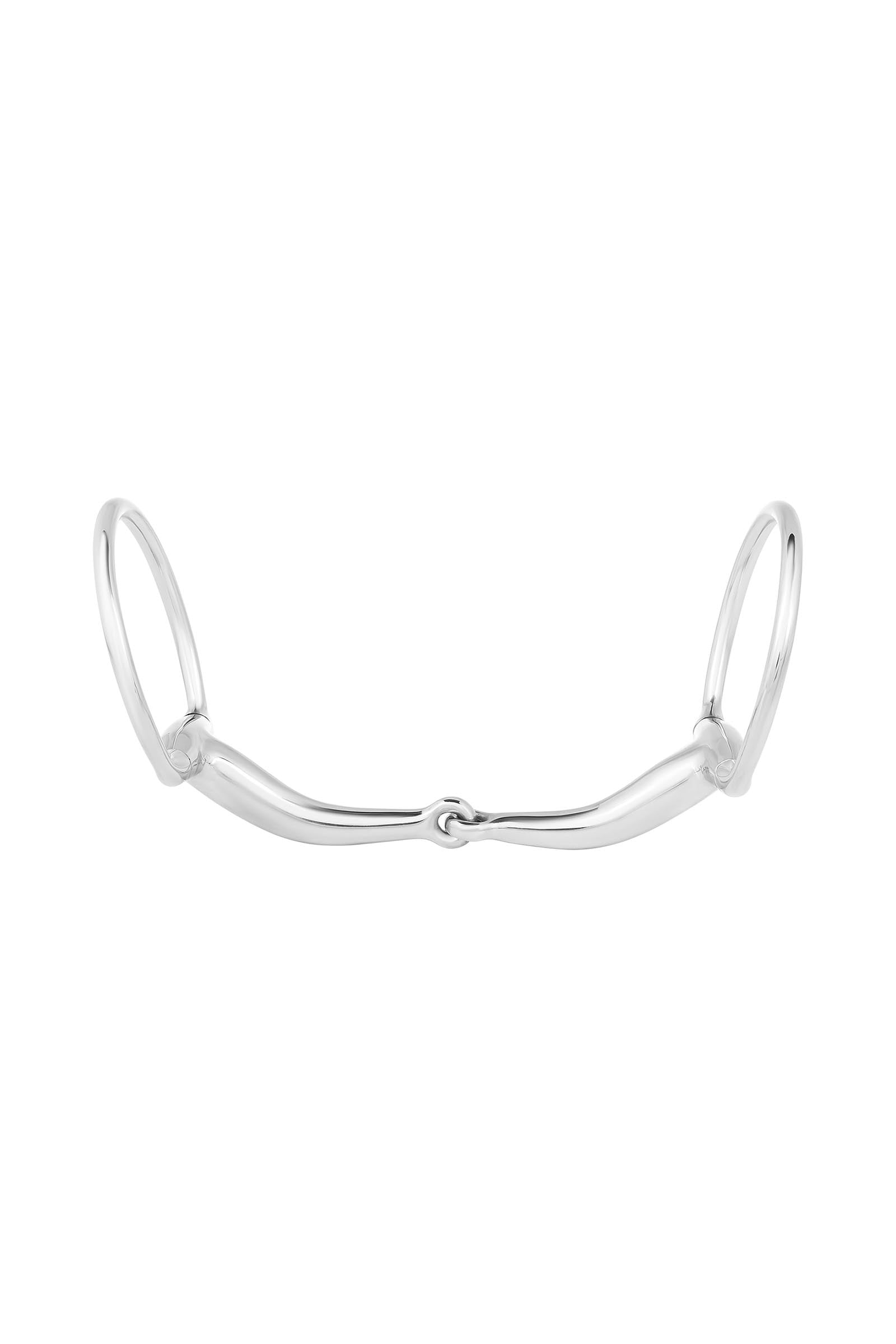 Waldhausen Eggbuttbit Anatomical, Single Jt., Stainless St., 16 mm Horse Bits