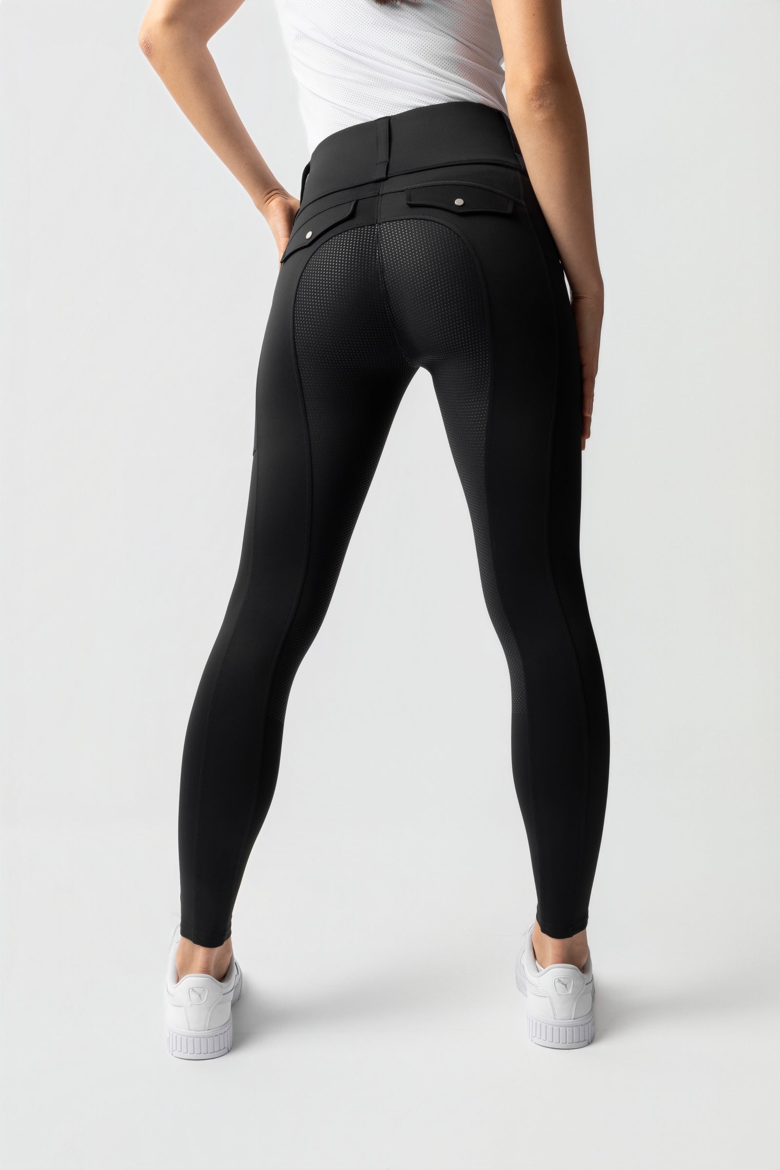 Horze Damenreitleggings Anya mit Vollbesatz aus Silikon UPF 50+ Womens Breeches
