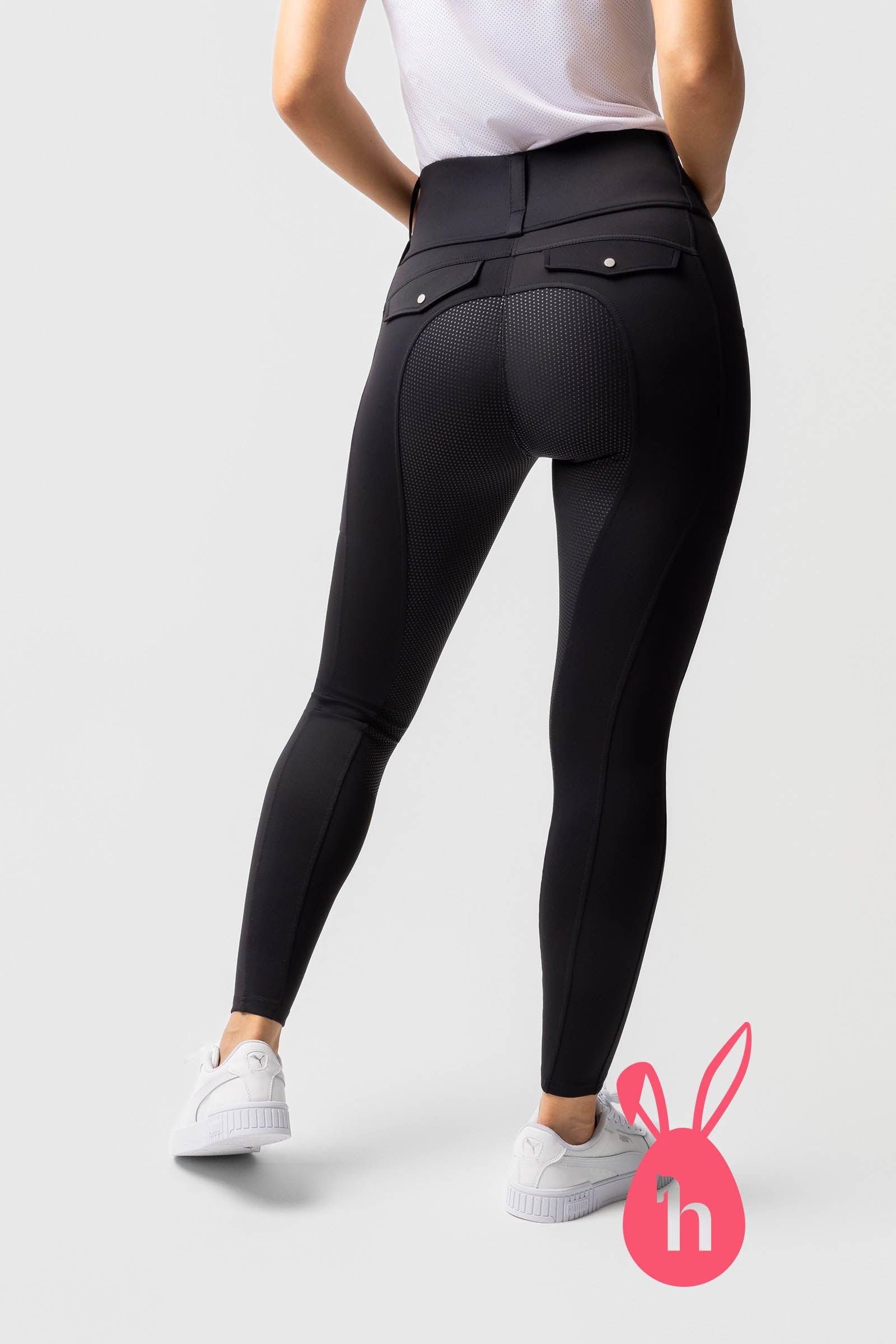 Horze Damenreitleggings Anya mit Vollbesatz aus Silikon UPF 50+ Womens Breeches