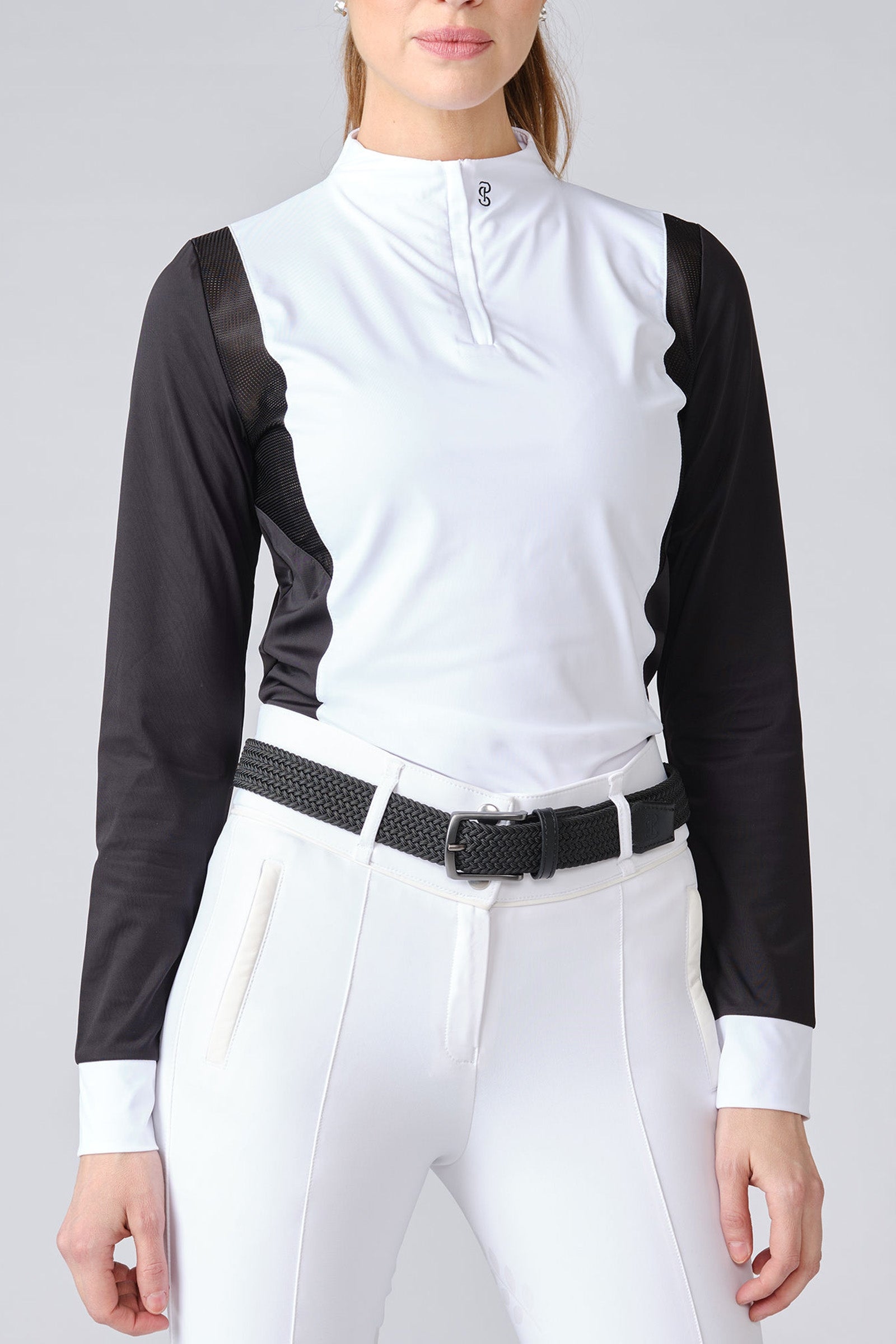 PS of Sweden Madison Damen Langarm Turniershirt Damen Reitbekleidung