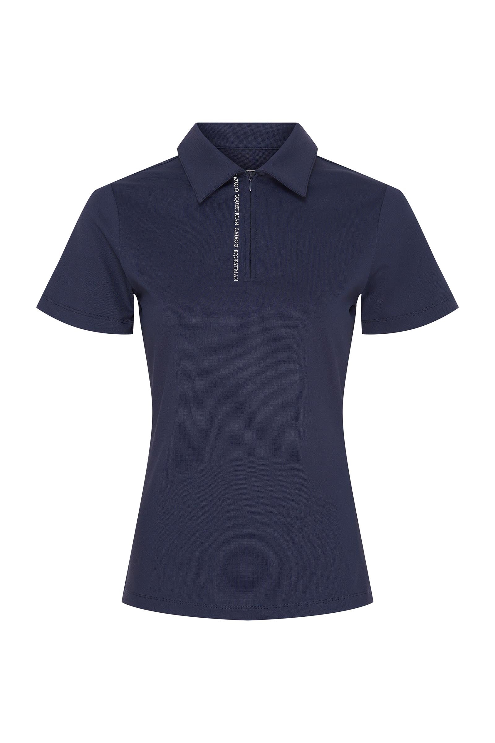 Catago CATAGO Nash SS Damen Zip Polo Shirt Damen Reitbekleidung