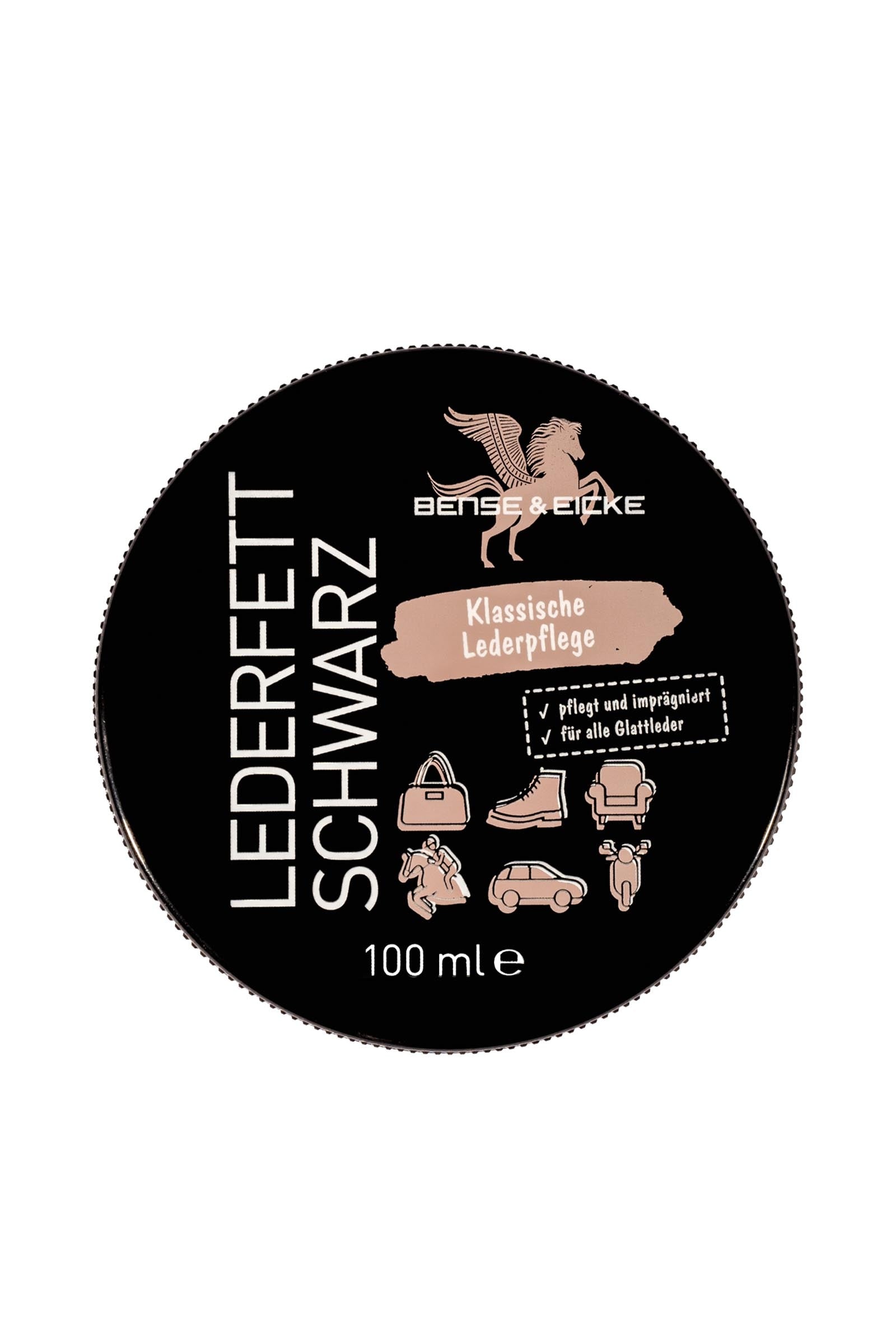 Bense & Eicke Lederfett Schwarz, 100 ml Pflege