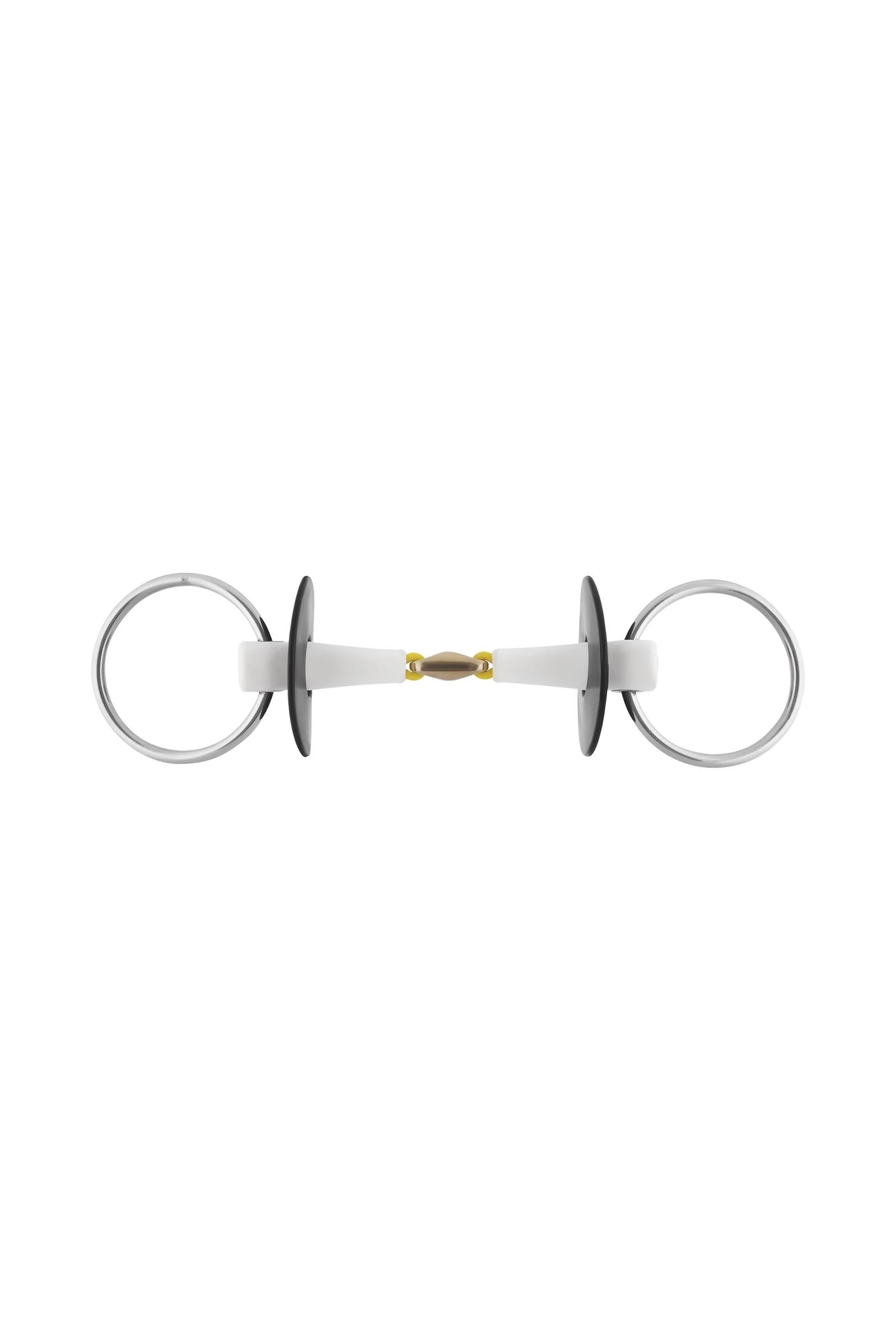 Sprenger Nathe Wassertrense, doppelt gebrochen, 18 mm, mit Sensogan Mittelstück, Thermoplastik Gebisse