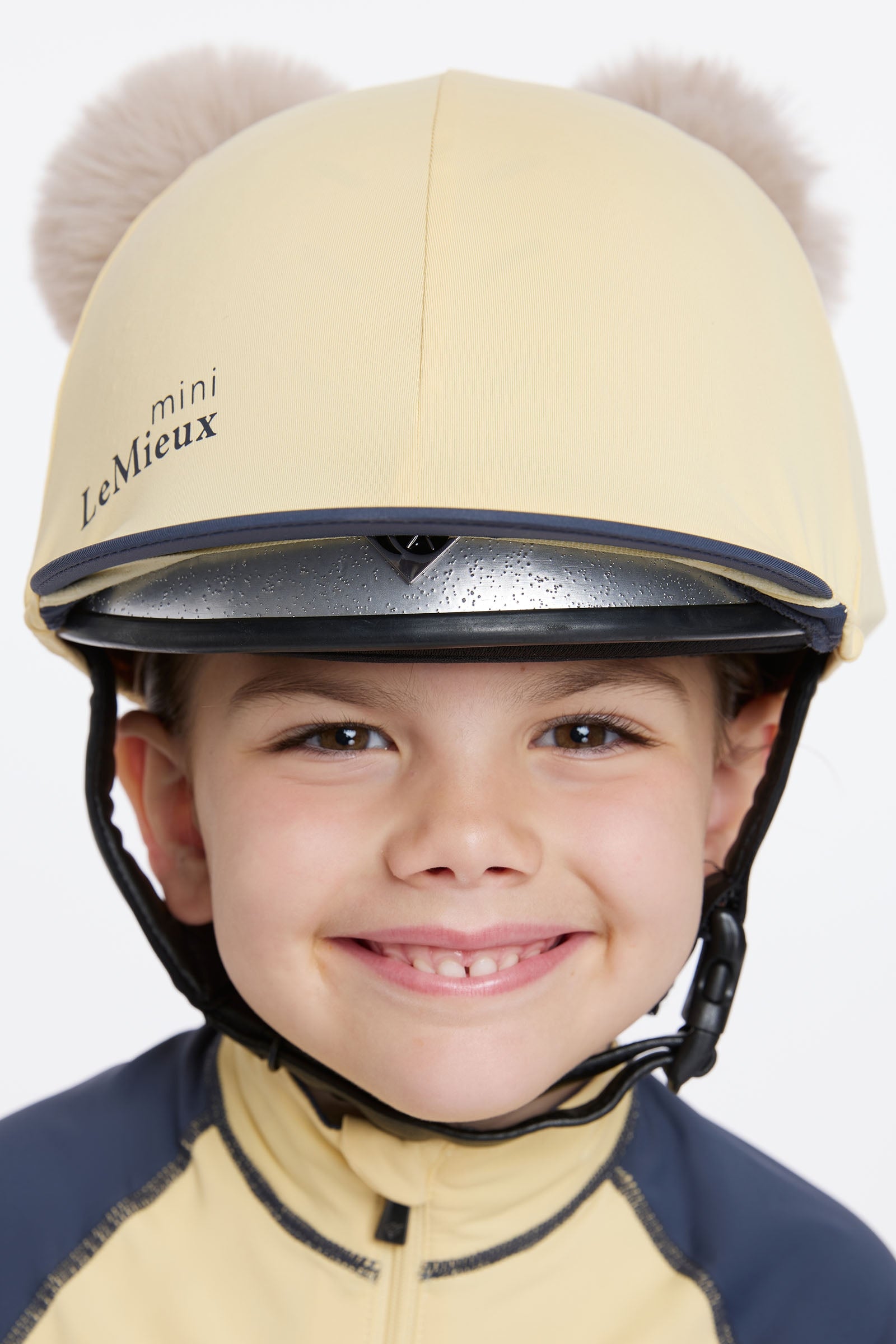LeMieux Mini Double Pom Hat Silk Kids Apparel