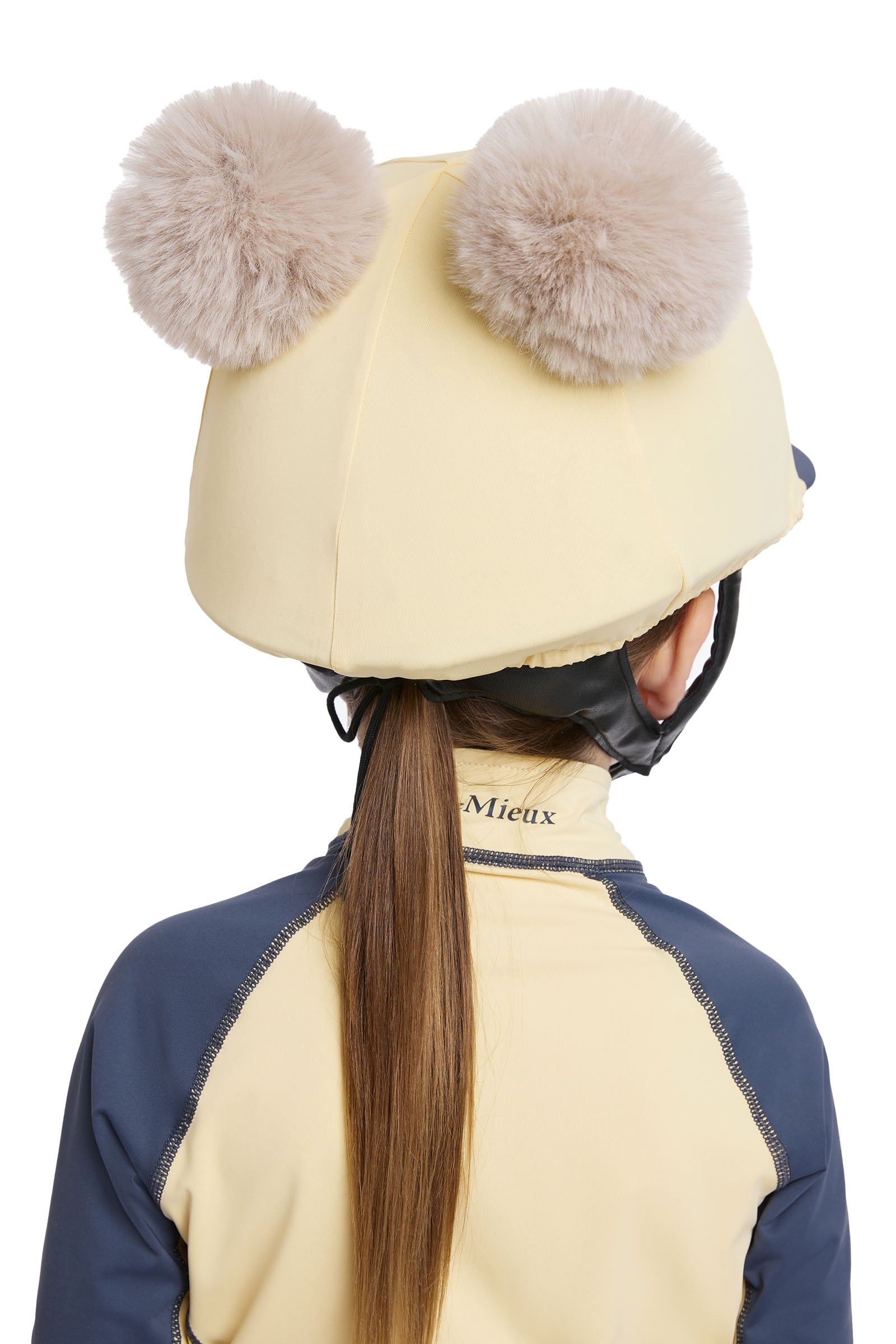 LeMieux Mini Double Pom Hat Silk Kids Apparel