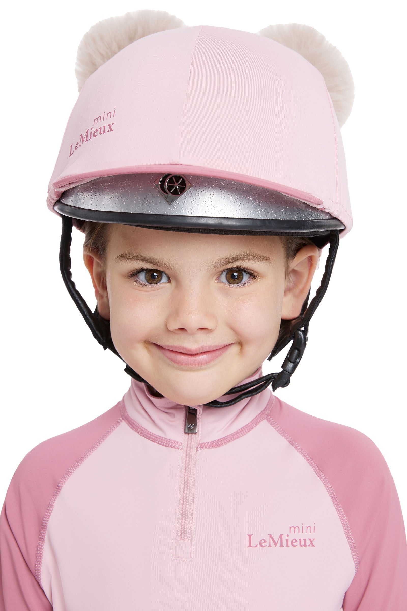 LeMieux Mini Double Pom Hat Silk Kids Apparel