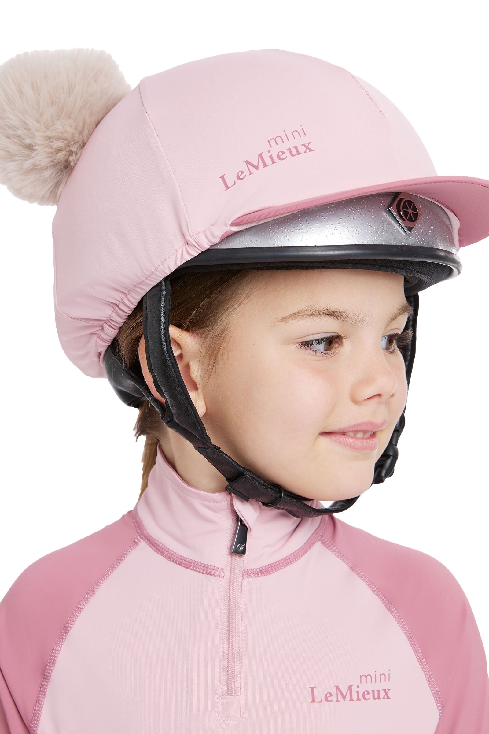 LeMieux Mini Double Pom Hat Silk Kids Apparel