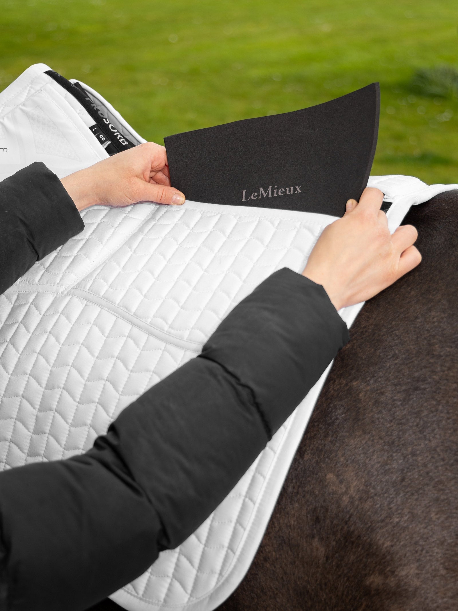 LeMieux Prosorb Plain 2 Pocket Close Contact Pad Saddle Pads