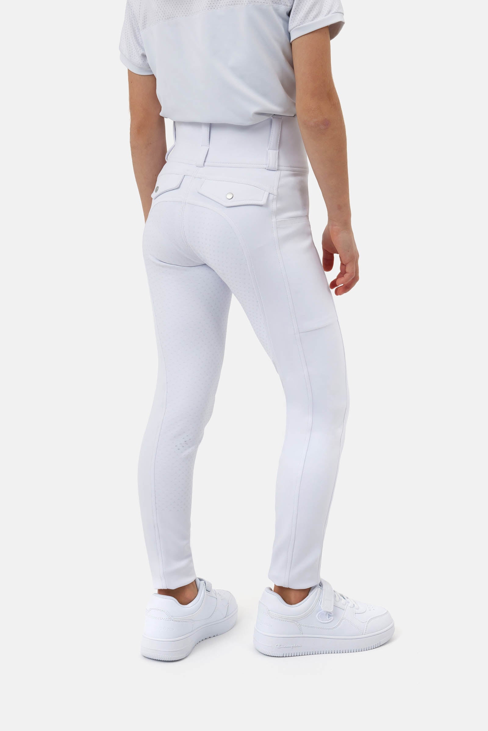 Horze Young Rider Anya Fullgrip Hybrid Breeches Kids Apparel