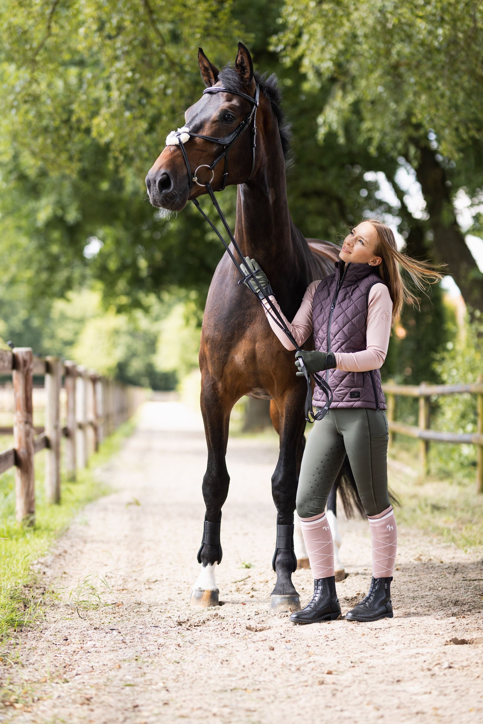 Horze Young Rider Naia Women's Padded Riding Vest Kids Apparel