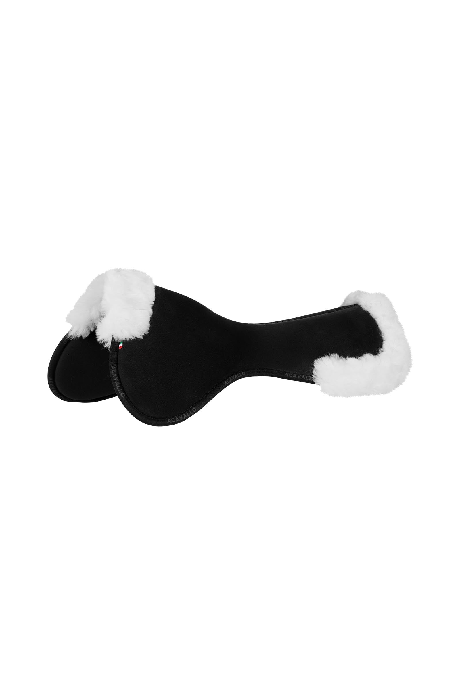 Acavallo Close Contact Memory-Foam Half Pad mit Schaffell Schabracken