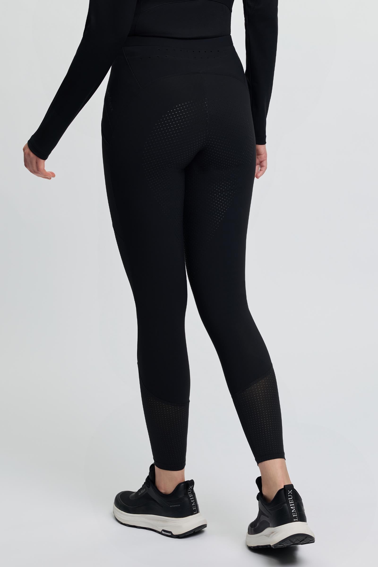 LeMieux Airflow Damen Pull On Reithose mit Vollbesatz Womens Breeches