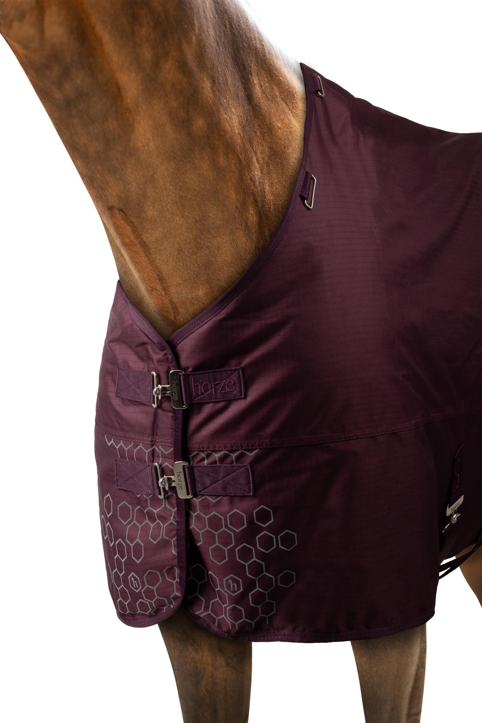 Horze Newbridge Reflective Turnout Rug, 0 g Horse Rugs