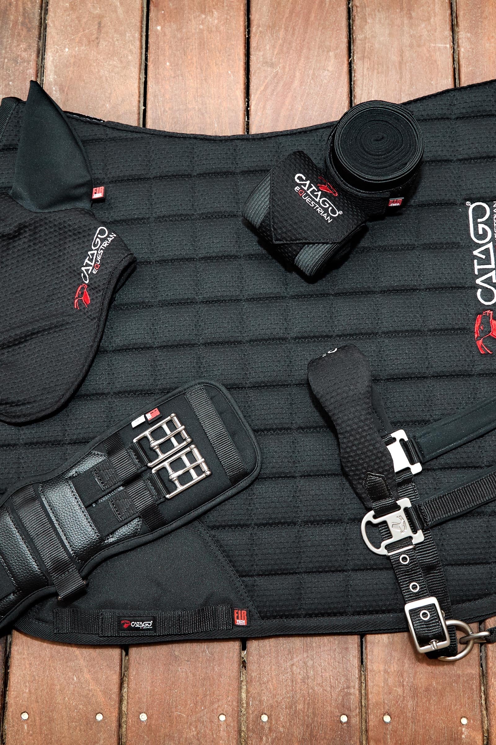 Catago FIR-Tech Memory Foam Dressage Girth Saddles, Girths & Stirrups