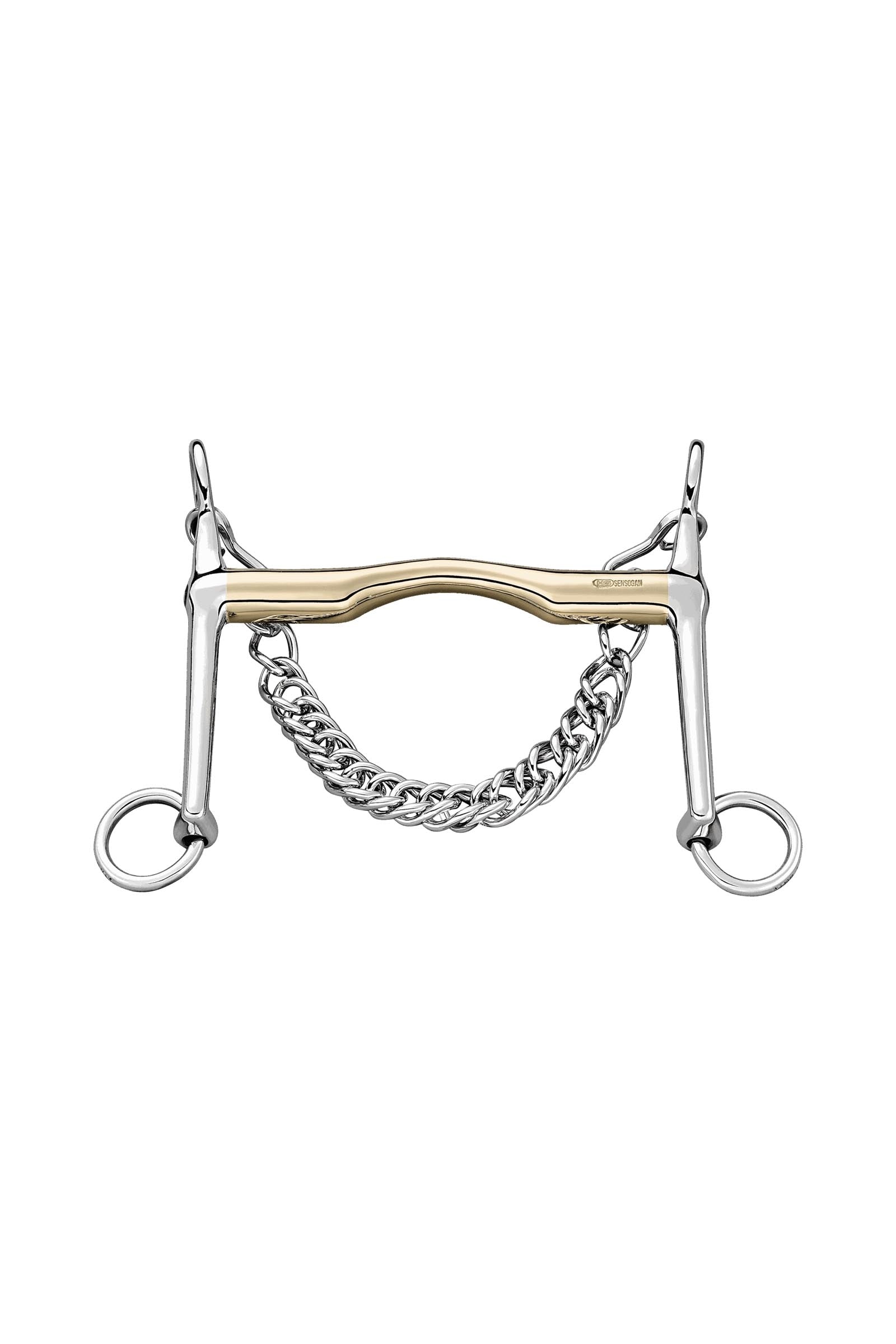 Sprenger Kandarengebiss "FC", mit Zungenfreiheit 14 mm, lange Anzüge, Sensogan Gebisse