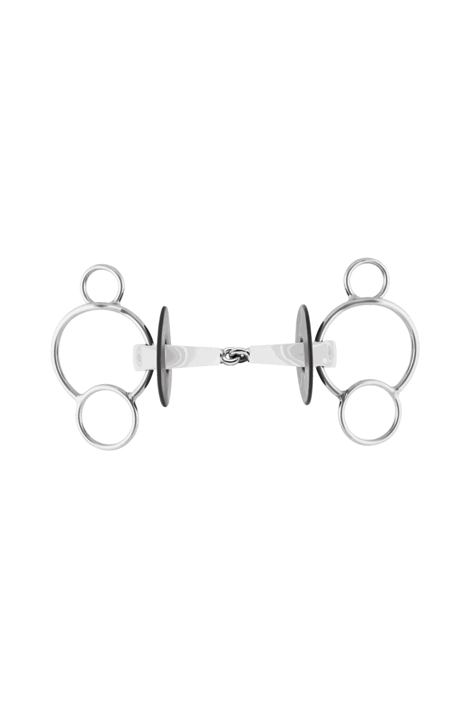 Sprenger Nathe 3-Ring-Gebiss, einfach gebrochen, 18 mm, Thermoplastik Gebisse