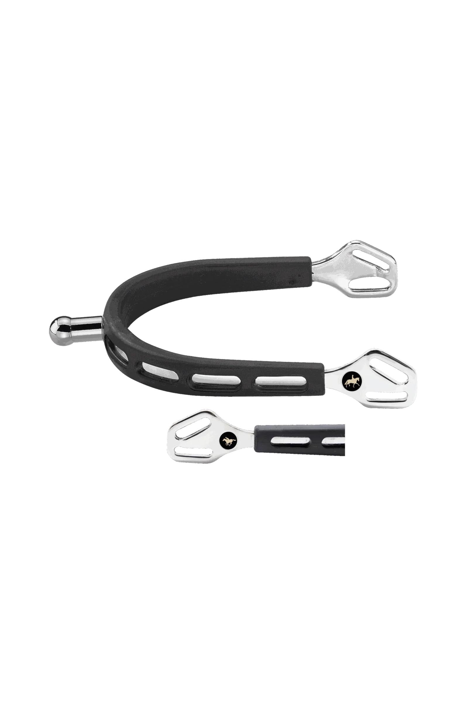 Sprenger Klimke Collection Sporen Ultra Fit Extra Grip, Edelstahl, 20 mm Kugelhals Gebisse